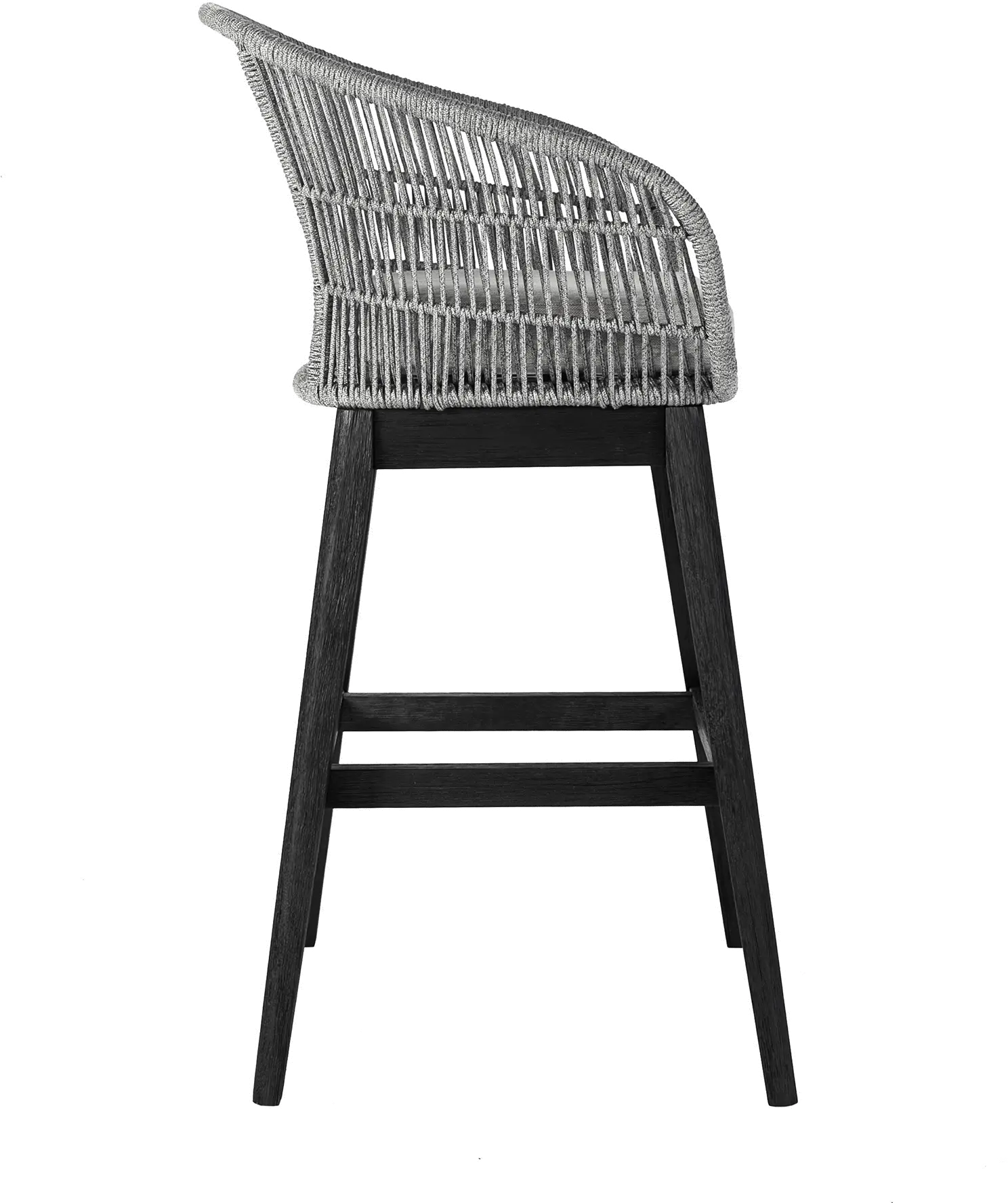 LCTFBAGRBL30 Tutti Frutti Black Outdoor Bar Stool-4