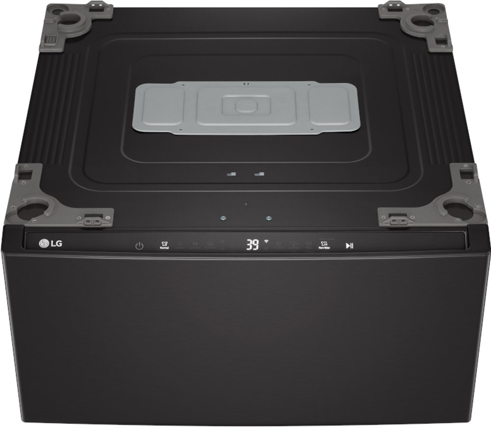 LG Sidekick 1.0 cu ft Pedestal Washer - Black Steel