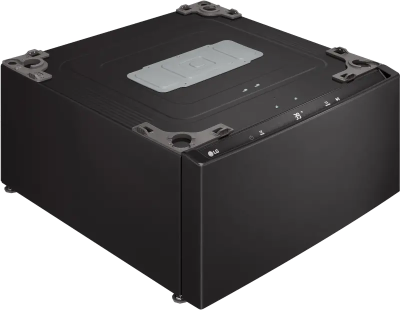 WD300CB LG Sidekick 1.0 cu ft Pedestal Washer - Black Steel-9