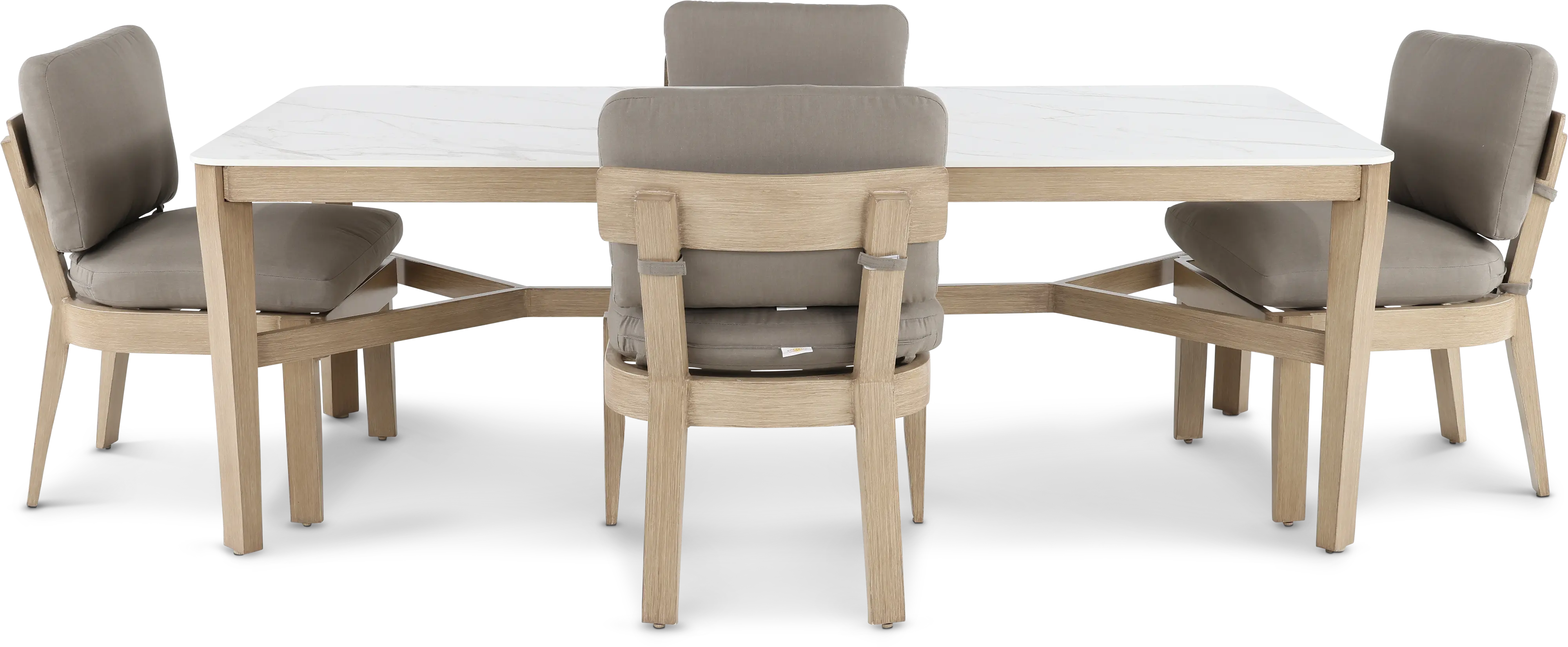 5PC/SONATA/TBL/4CHR Sonata 5 Piece Patio Dining Set-4