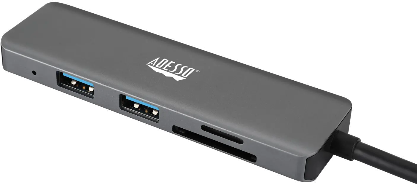 AUH-4020 Adesso 6-In-1 USB-C Multiport Docking Station-2