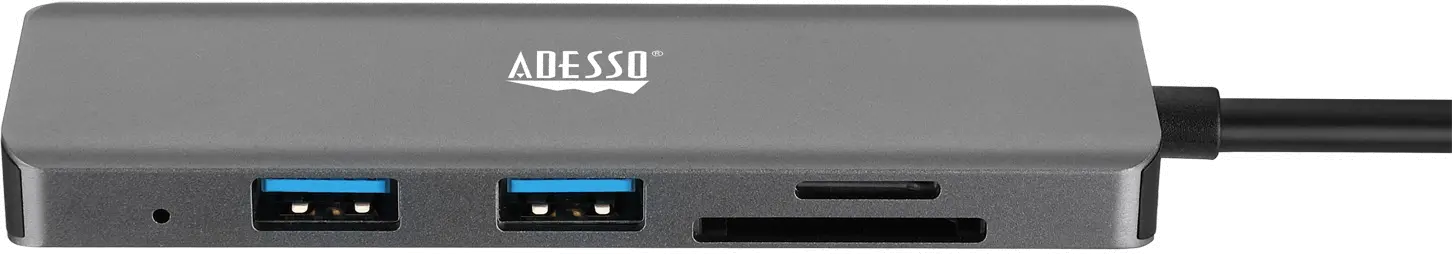 AUH-4020 Adesso 6-In-1 USB-C Multiport Docking Station-6