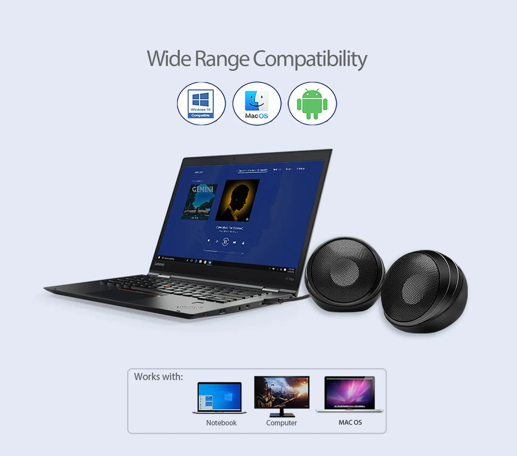 XTREAM-S4 Adesso Xtream S4 USB Powered Desktop Speakers-2