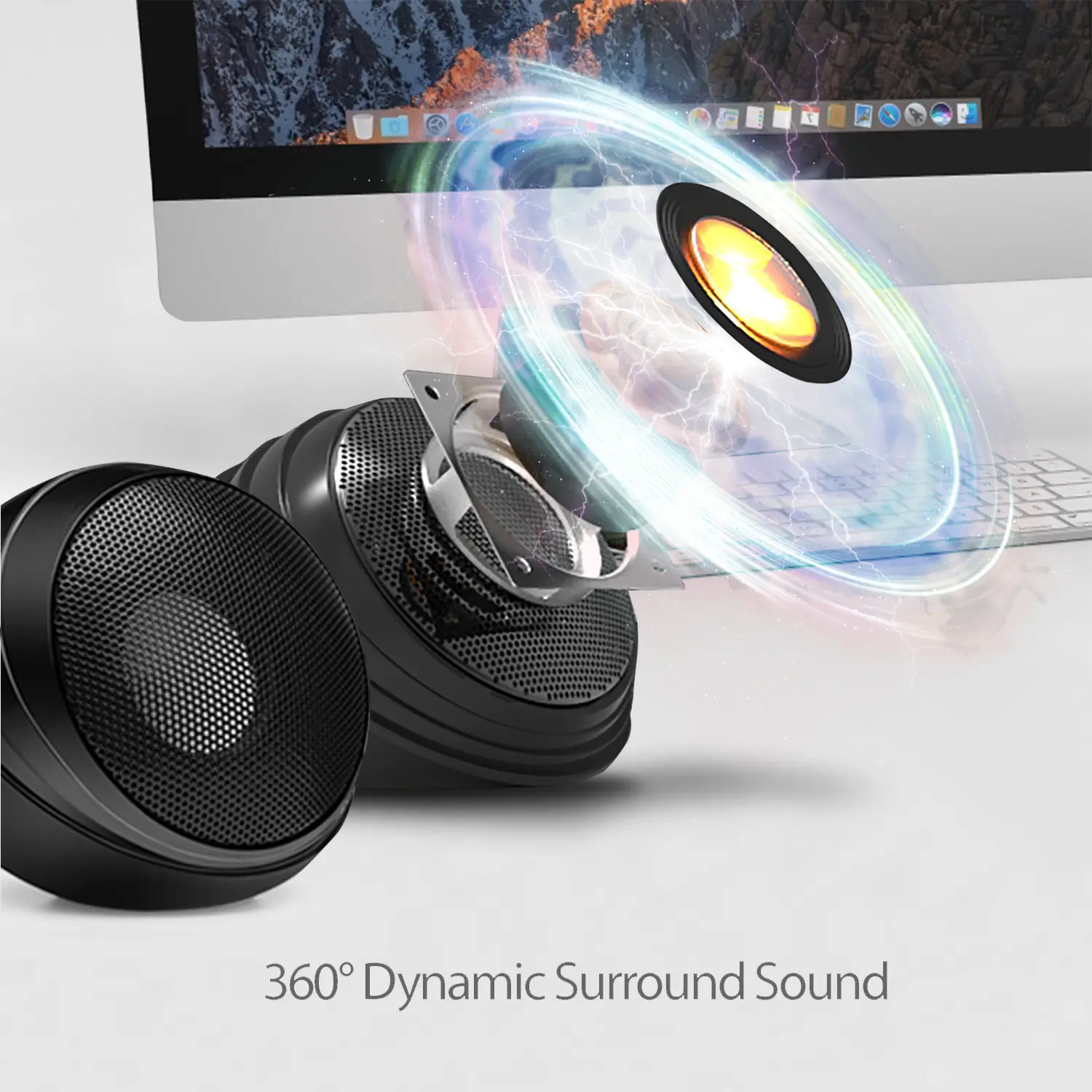 XTREAM-S4 Adesso Xtream S4 USB Powered Desktop Speakers-7