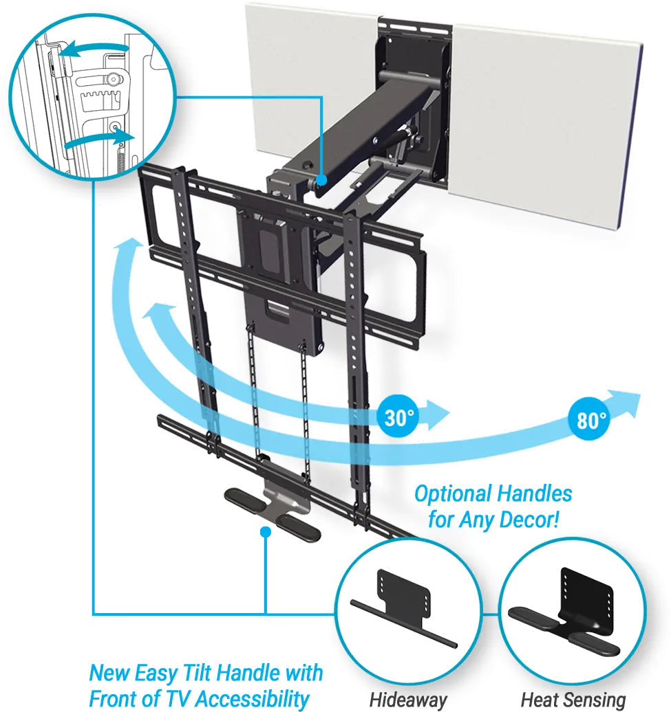 MANTLEMOUNT-MM720 MantelMount Pro Series Pull Down TV Mount-4