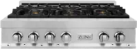 RT-BR-36 ZLINE Gas Rangetop - Stainless Steel, Brass 36 Inch
