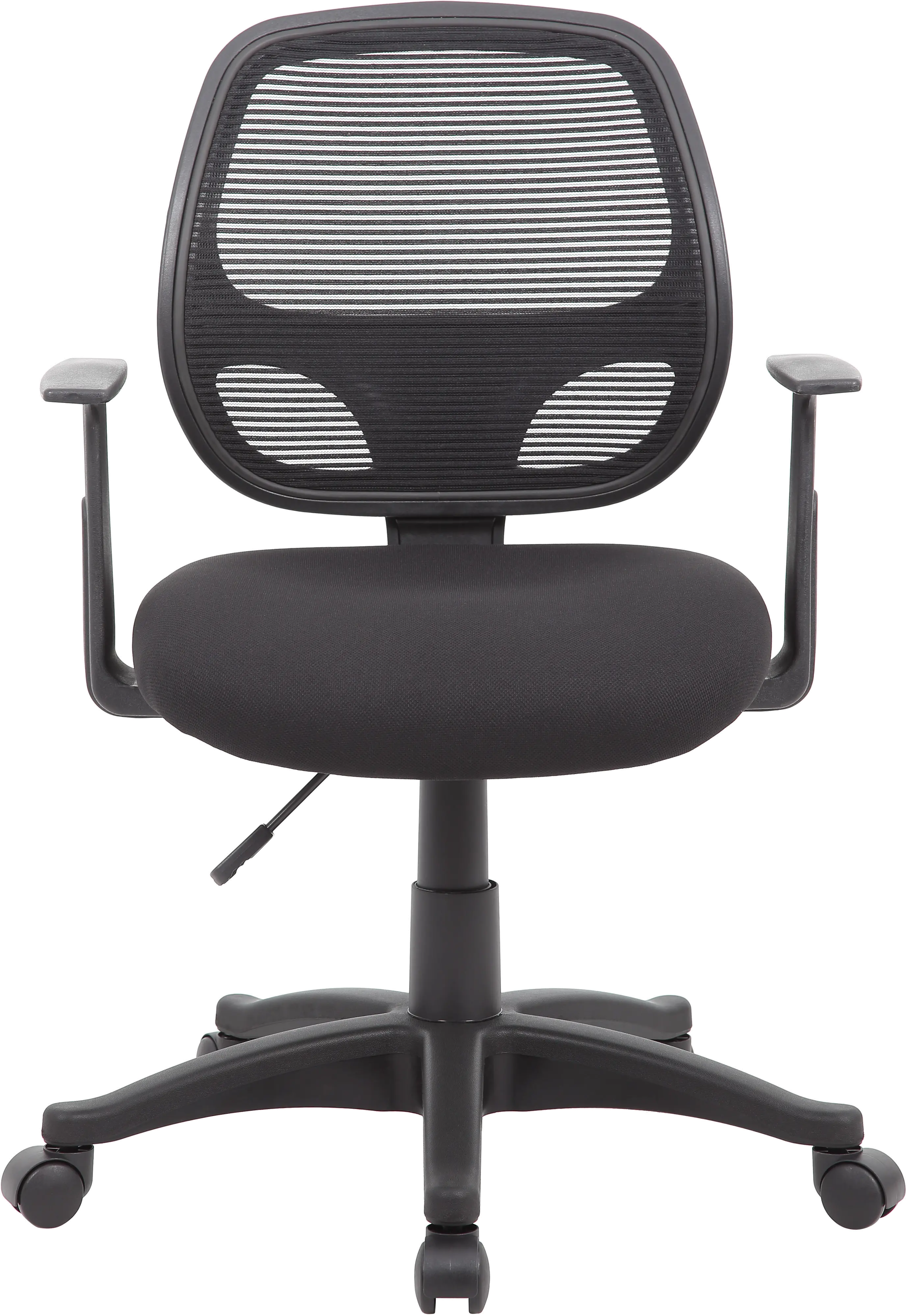 Boss Commercial Grade Black Mesh Task Chair with Arms-2