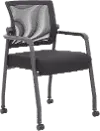 Boss Black Mesh Guest Chair