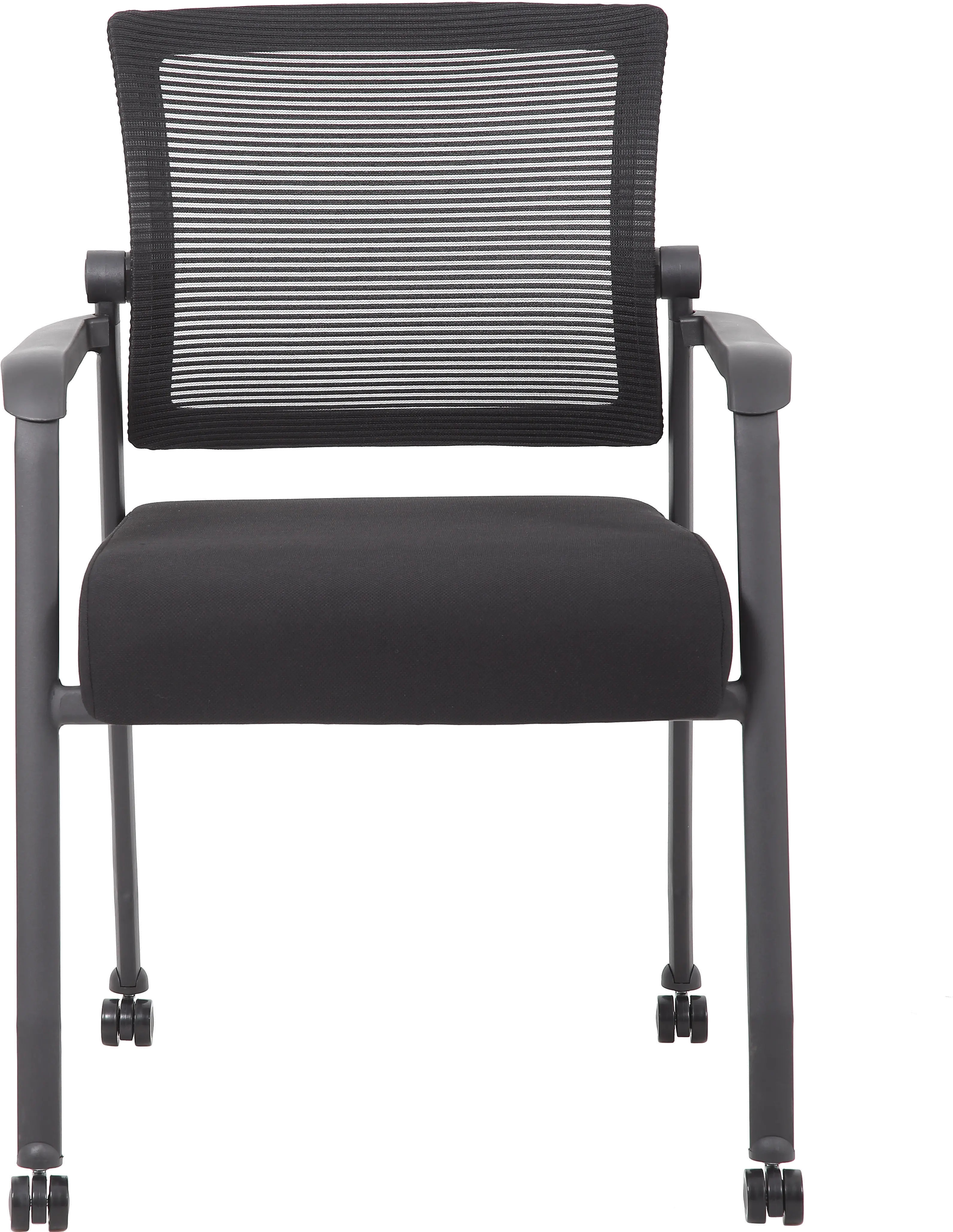 Boss Black Mesh Guest Chair-2