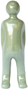 15.75  Pistachio Green Person Figurine