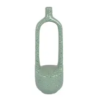 16.75  Light Green Vase