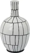 Ami 10  White and Black Vase