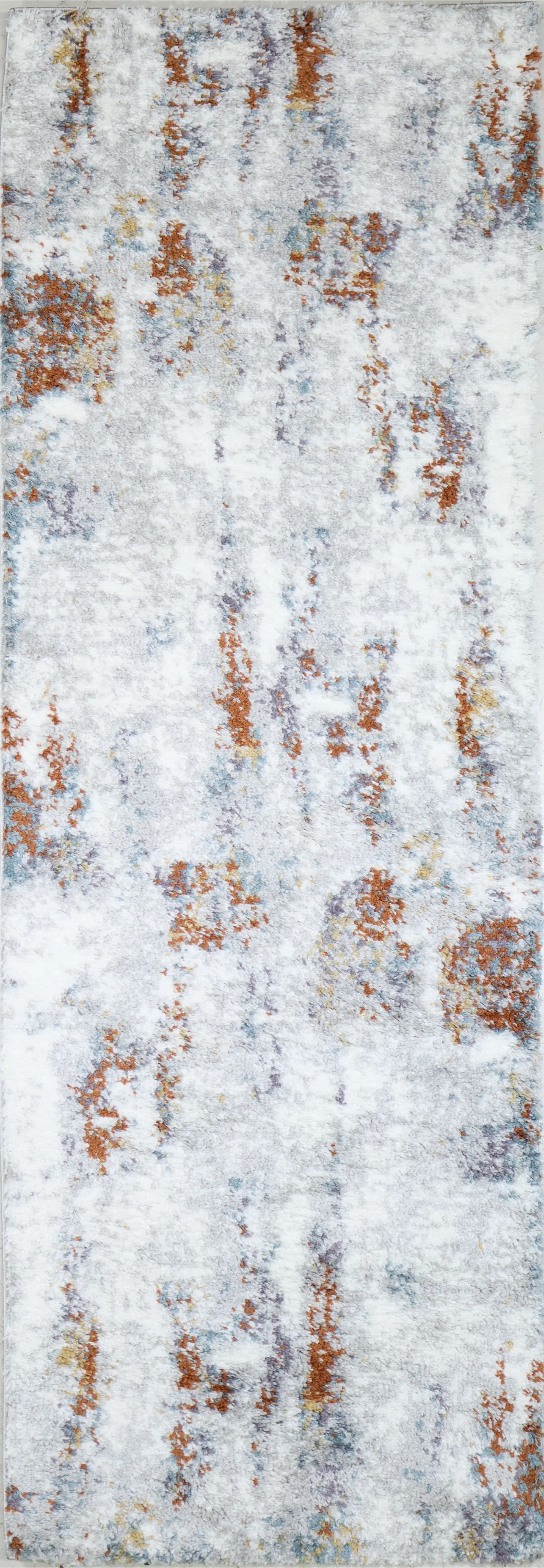 A164-MULTI-2.6X8-AND101 Finnian Multi-Colored 8 Foot Runner Rug-1