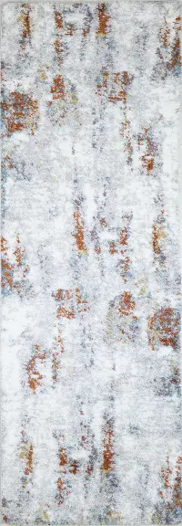 A164-MULTI-2.6X8-AND101 Finnian Multi-Colored 8 Foot Runner Rug