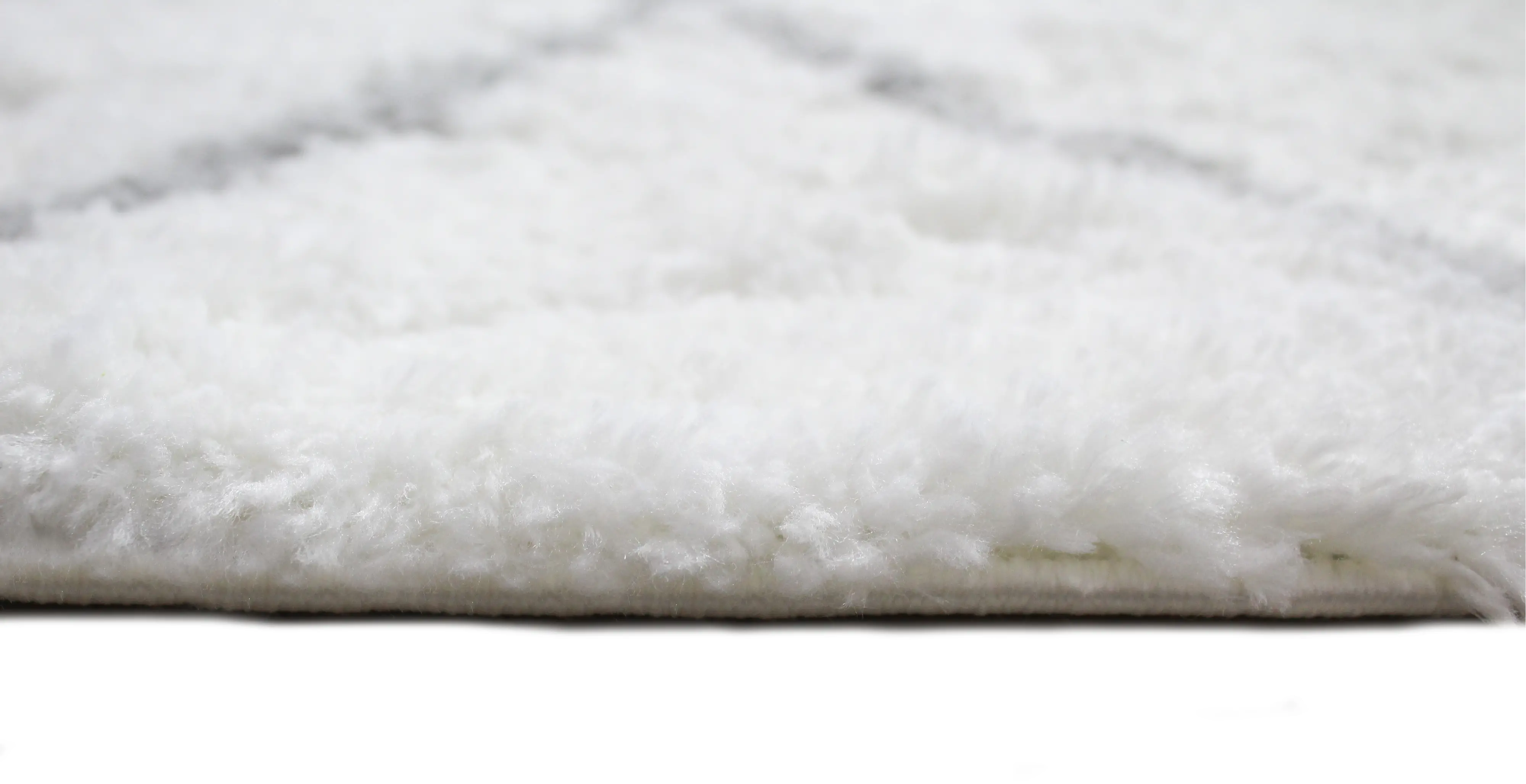 A164-WHGY-2.6X8-AND104 Faris White and Gray 8 Foot Runner Rug-2