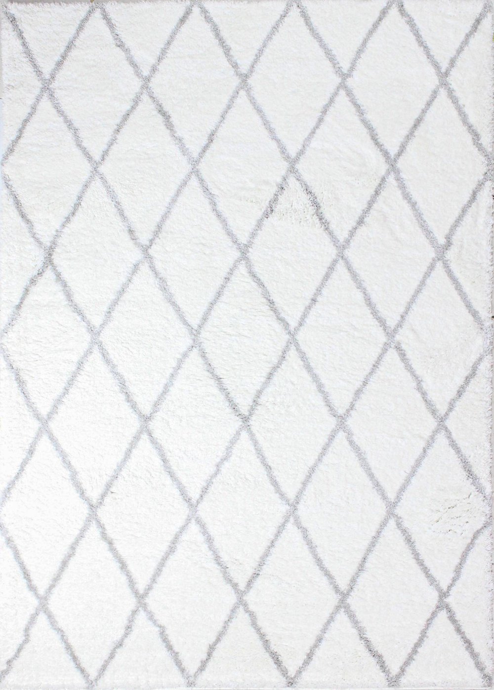 Faris White and Gray 5 x 8 Area Rug