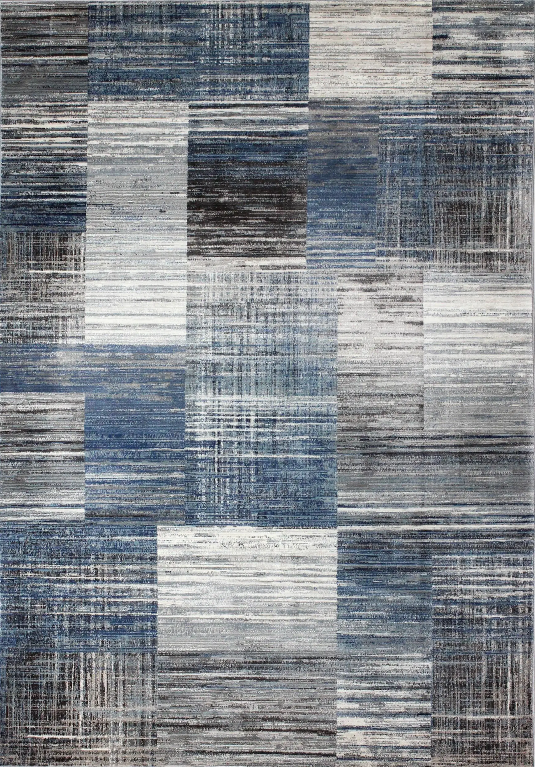 C191-BLBE-5X7.6-CM109 Laney Blue and Gray 5 x 8 Area Rug-1