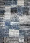 C191-BLBE-5X7.6-CM109 Laney Blue and Gray 5 x 8 Area Rug