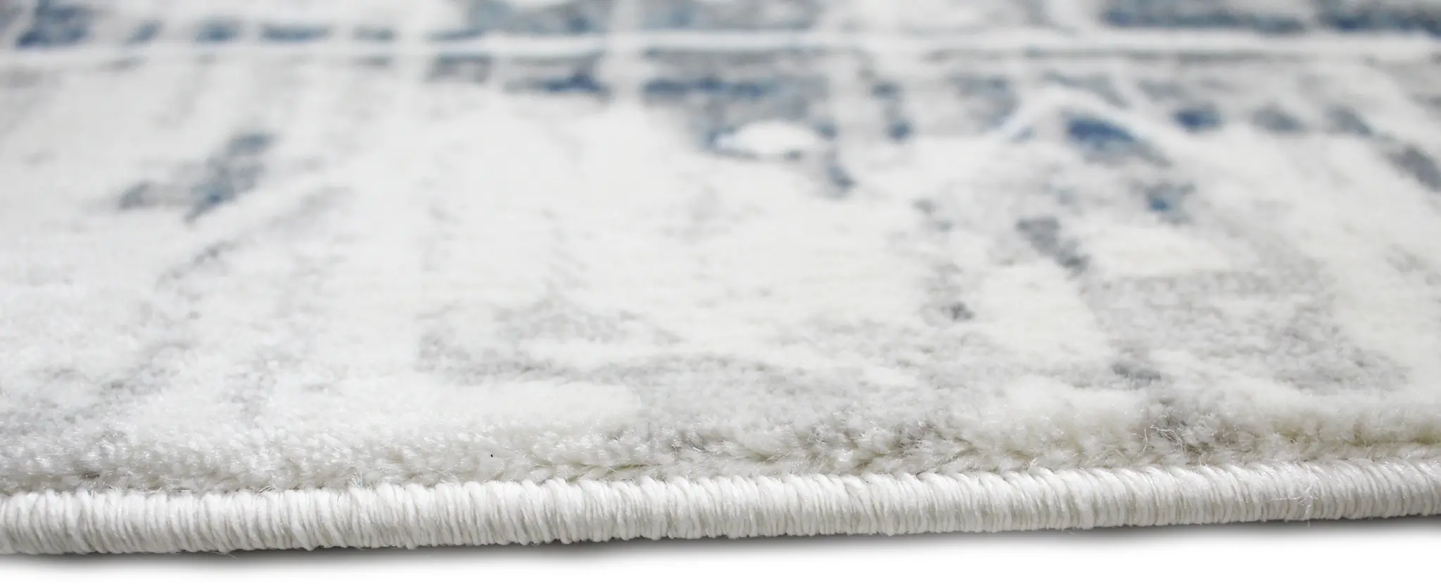 C191-BLBE-2.6X8-CM111 Livia Blue and Gray Bohemian 8 Foot Runner Rug-6