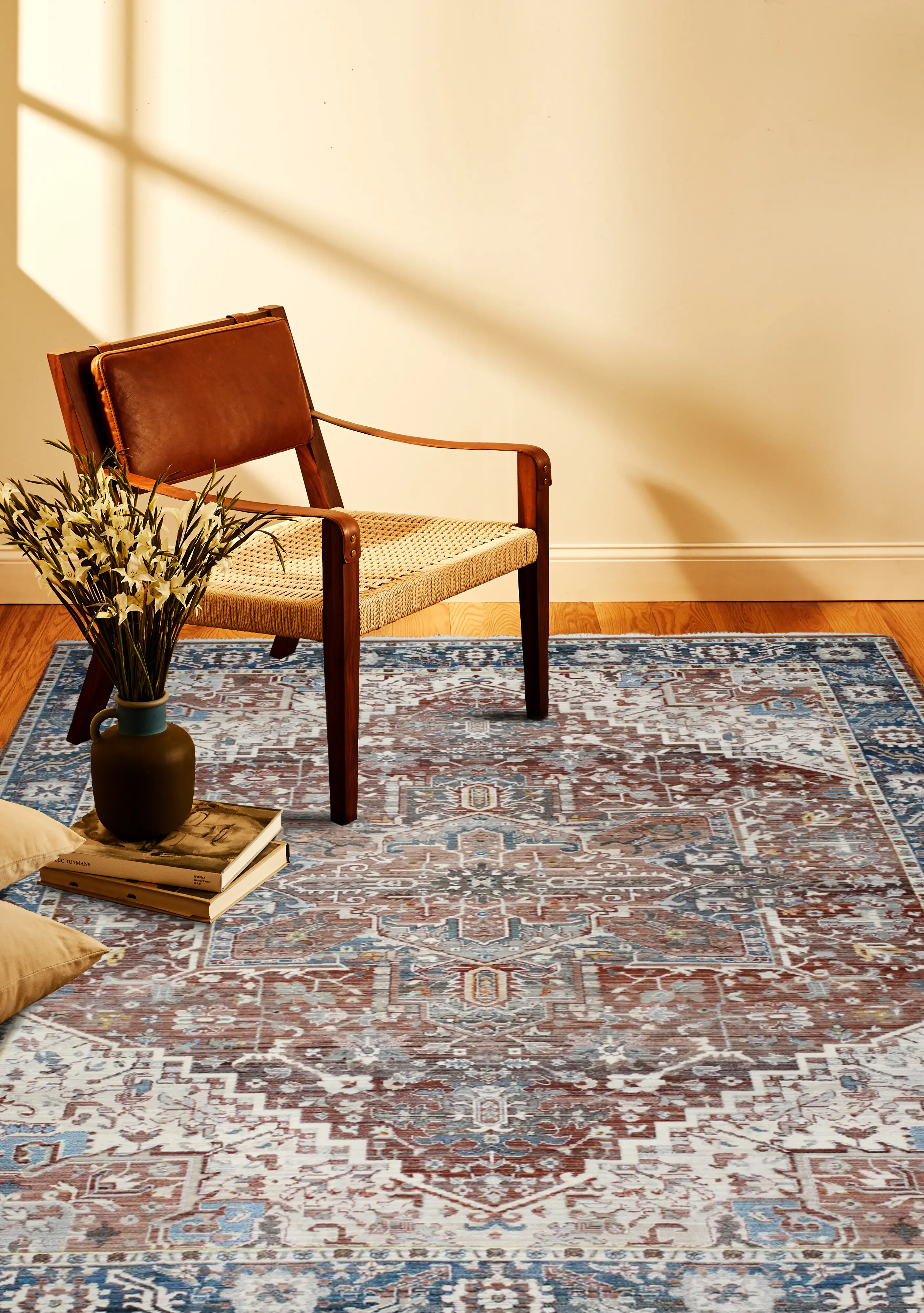 C192-RU-9X12-CN101 Gatlin Bohemian Rust 9 x 12 Area Rug-1