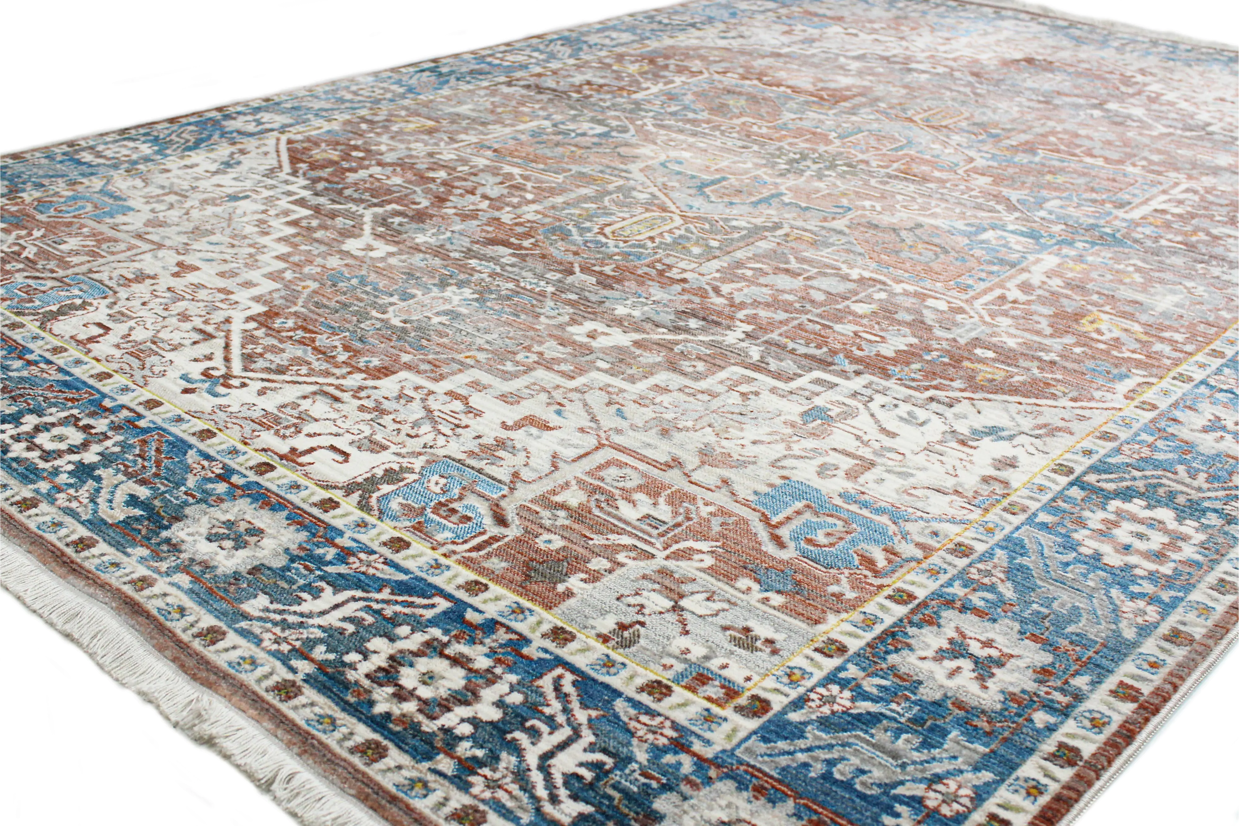 C192-RU-9X12-CN101 Gatlin Bohemian Rust 9 x 12 Area Rug-3