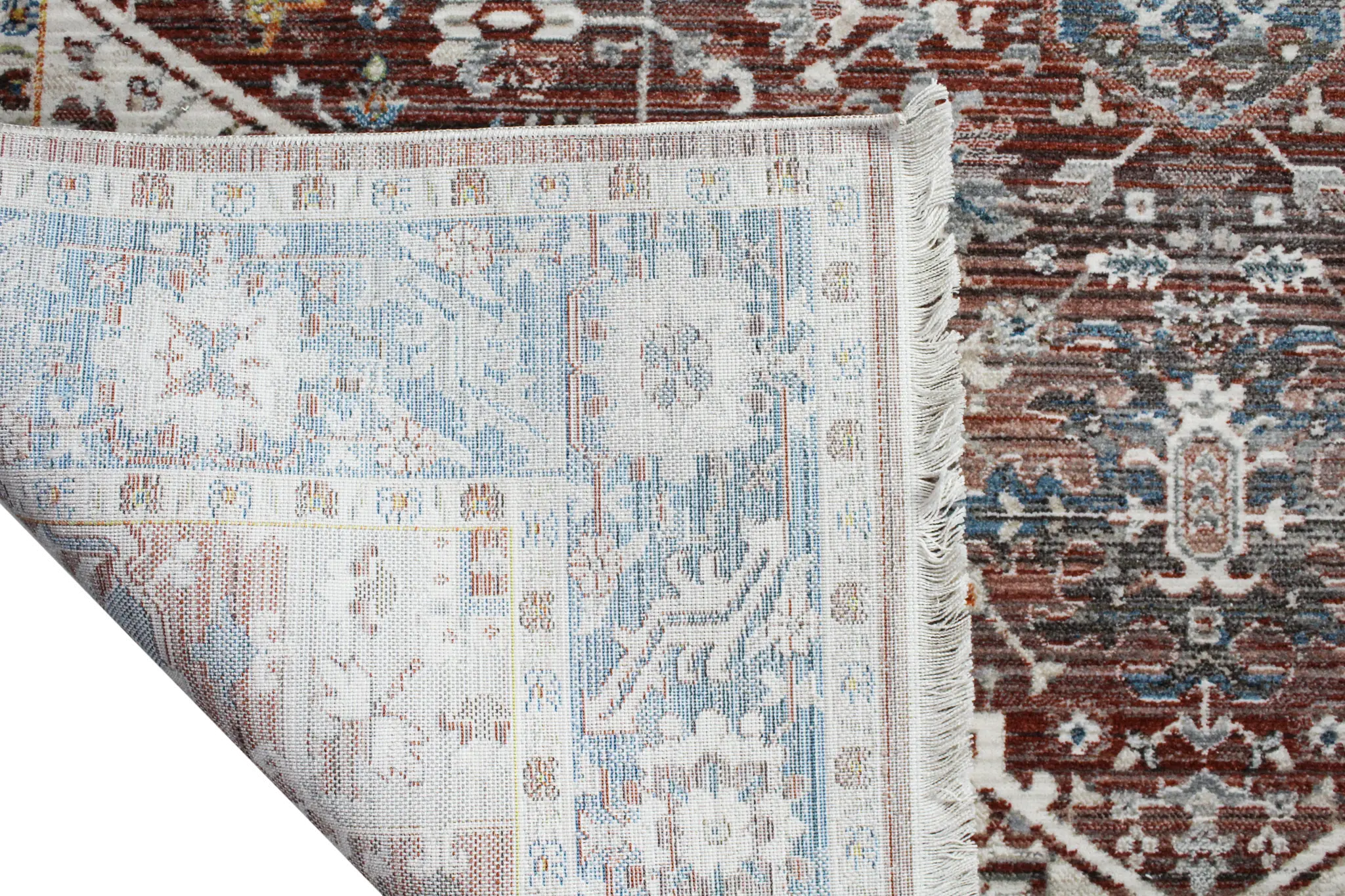 C192-RU-9X12-CN101 Gatlin Bohemian Rust 9 x 12 Area Rug-4