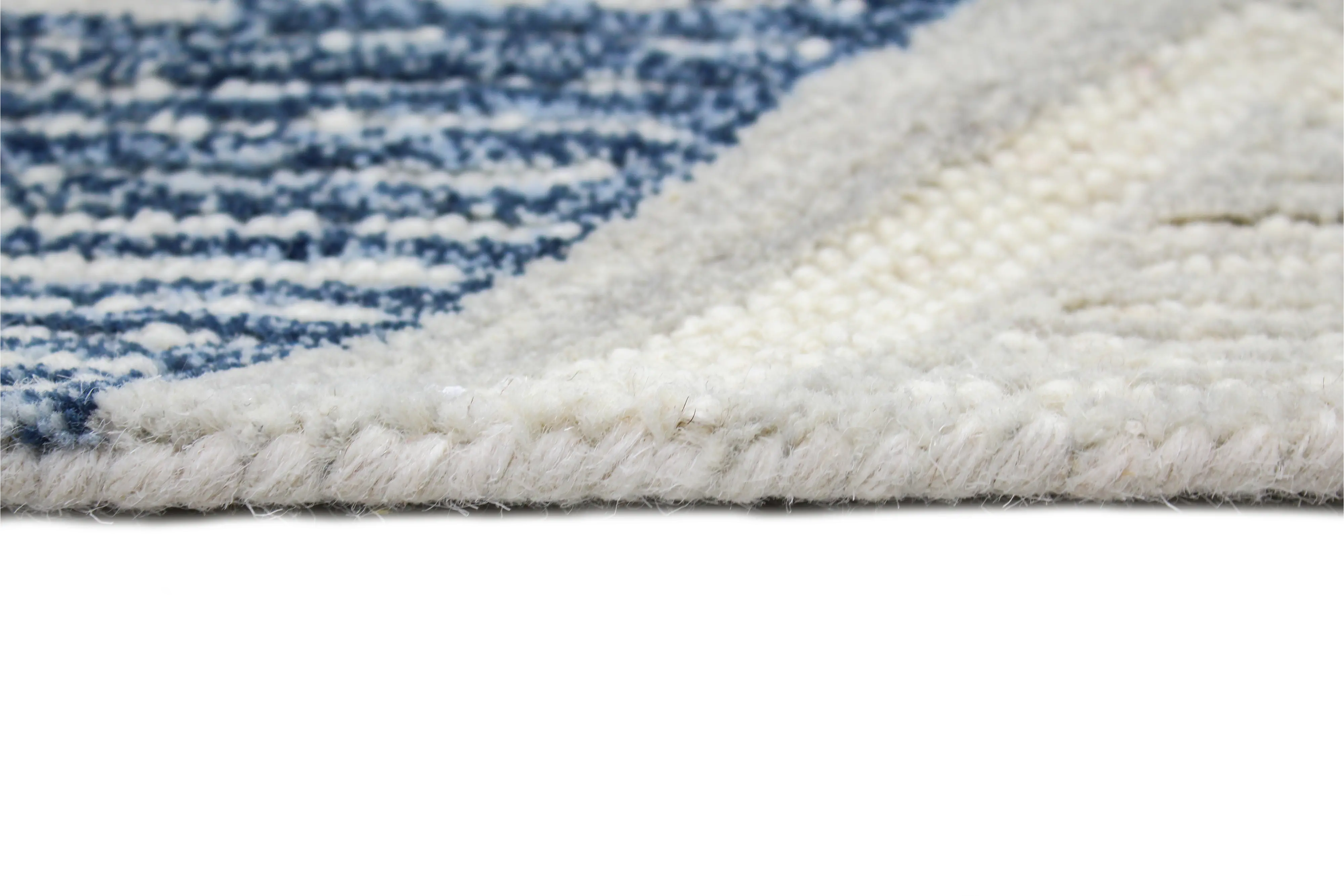 R120-BEBL-4X6-CL210 Emir Blue and Beige 4 x 6 Area Rug-6
