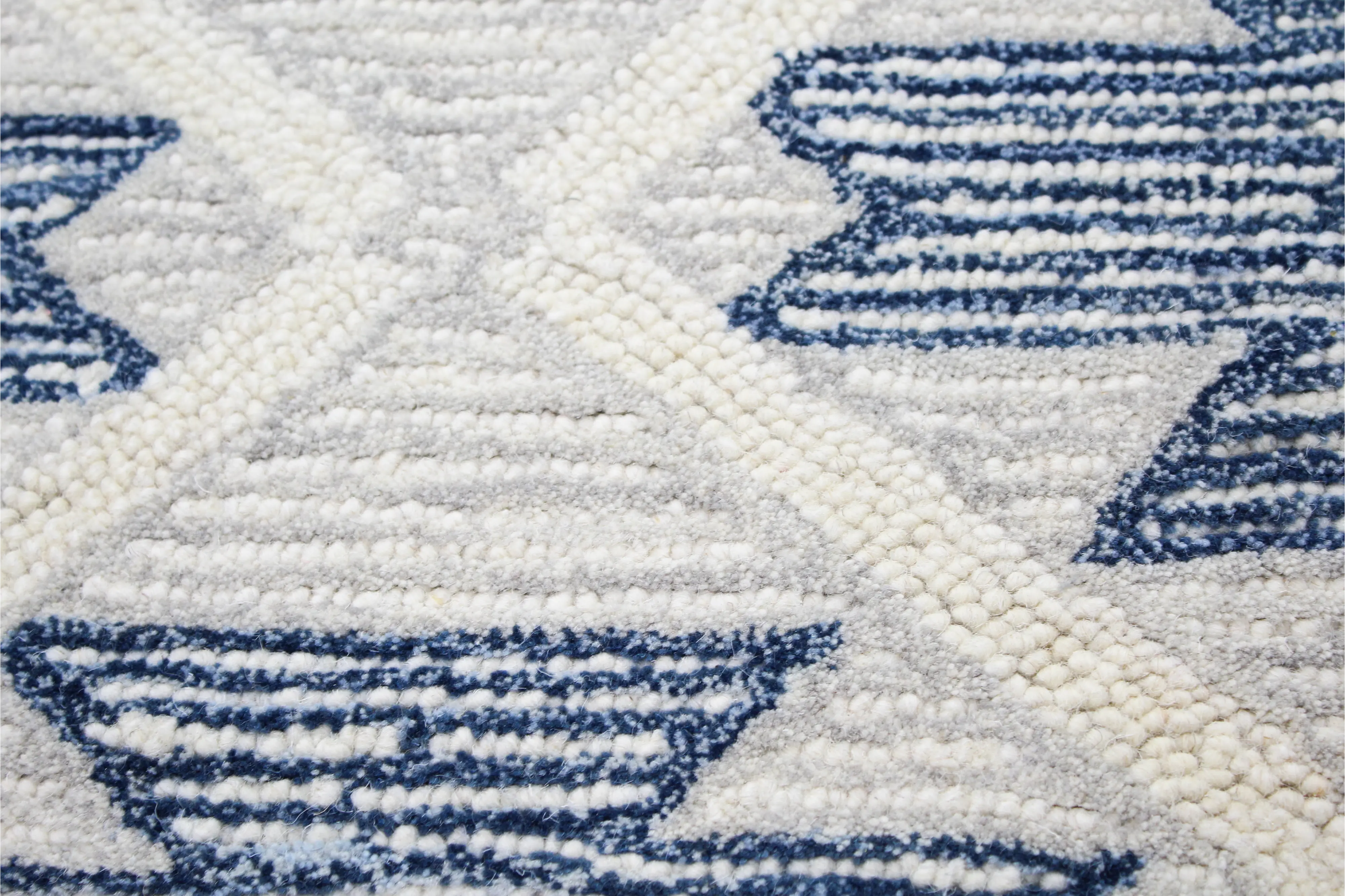R120-BEBL-9X12-CL210 Emir Blue and Beige 9 x 12 Area Rug-5