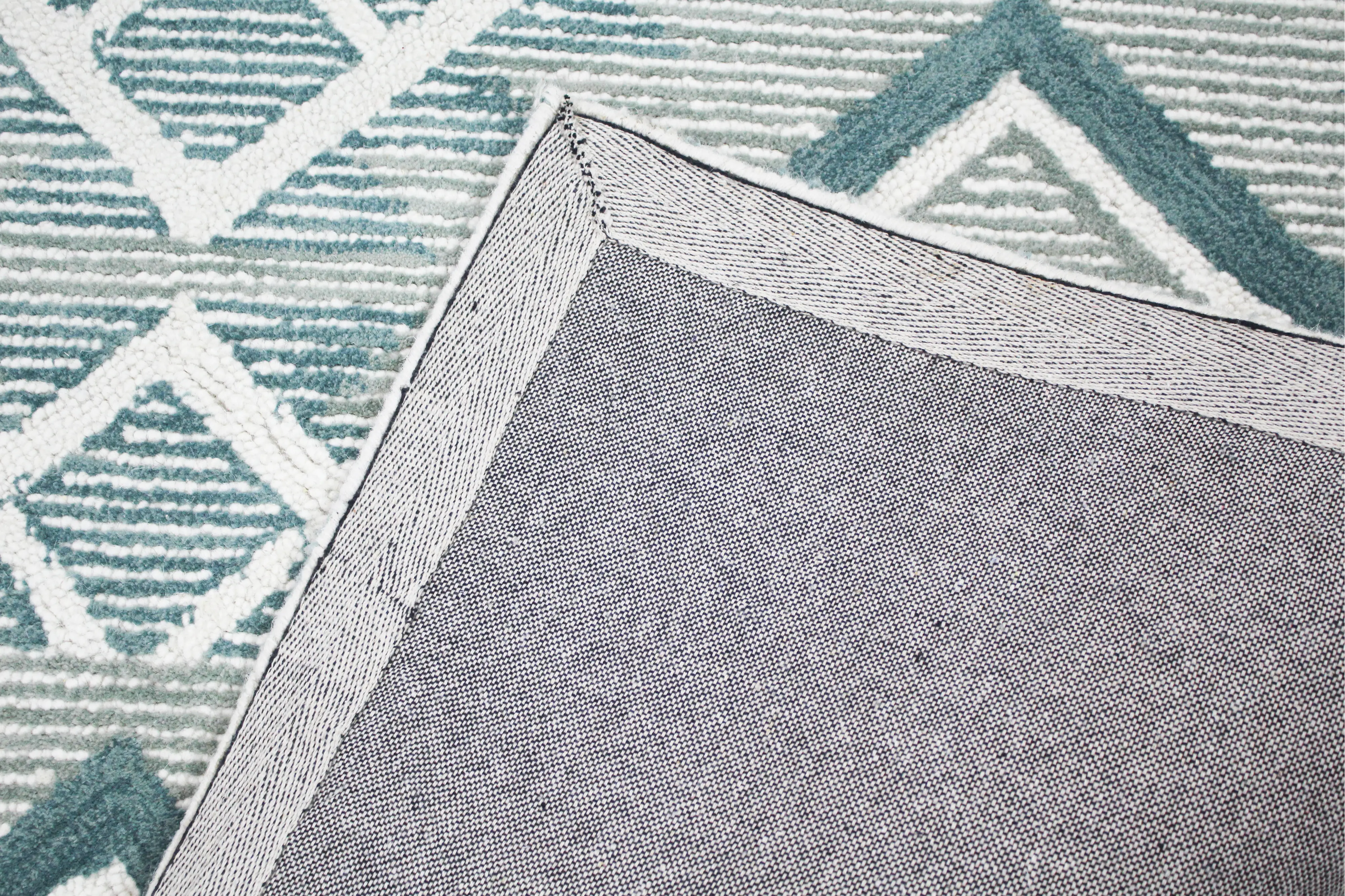 R120-TE-76X96-CL219 Ember Geometric Teal 8 x 10 Area Rug-5