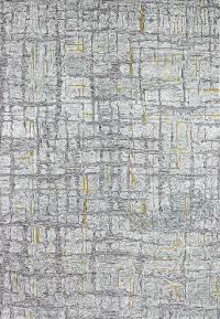 R130-GY-76X96-LC165 Noor Gray Wool 8 x 10 Area Rug