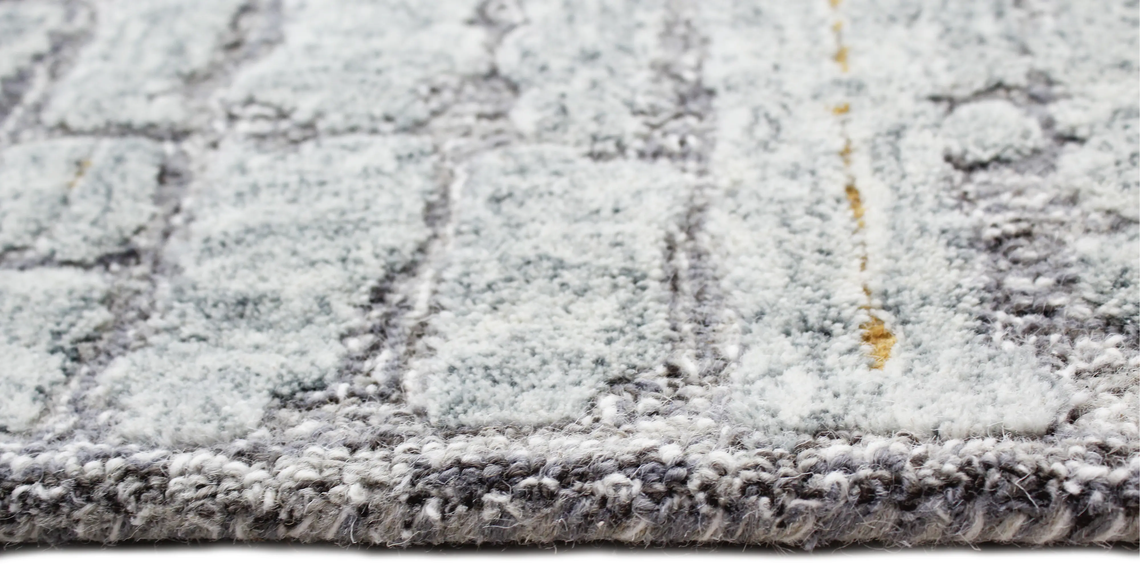 R130-GY-9X12-LC165 Noor Gray Wool 9 x 12 Area Rug-6