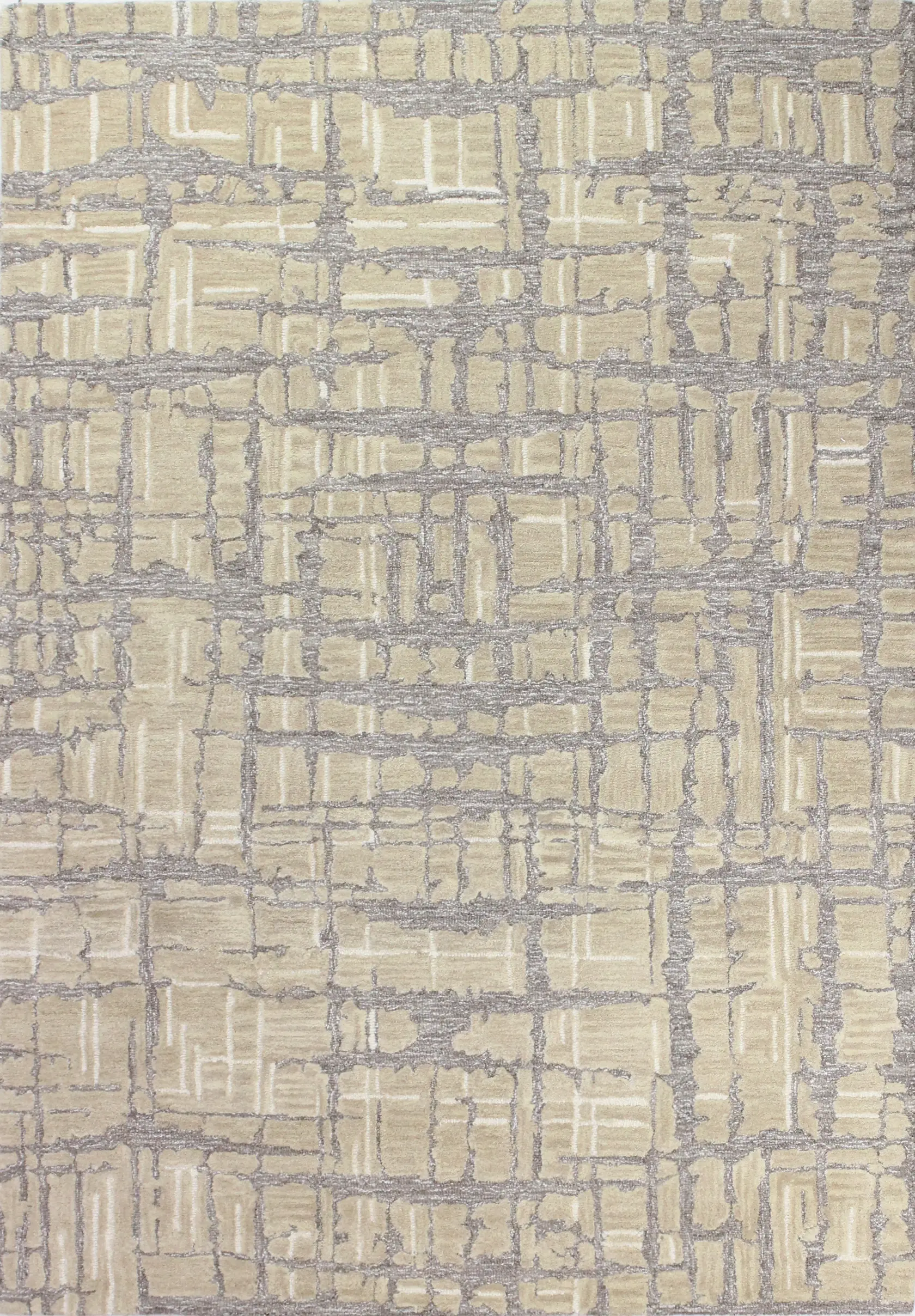 R130-TA-76X96-LC165 Noor Taupe Wool 8 x 10 Area Rug-2