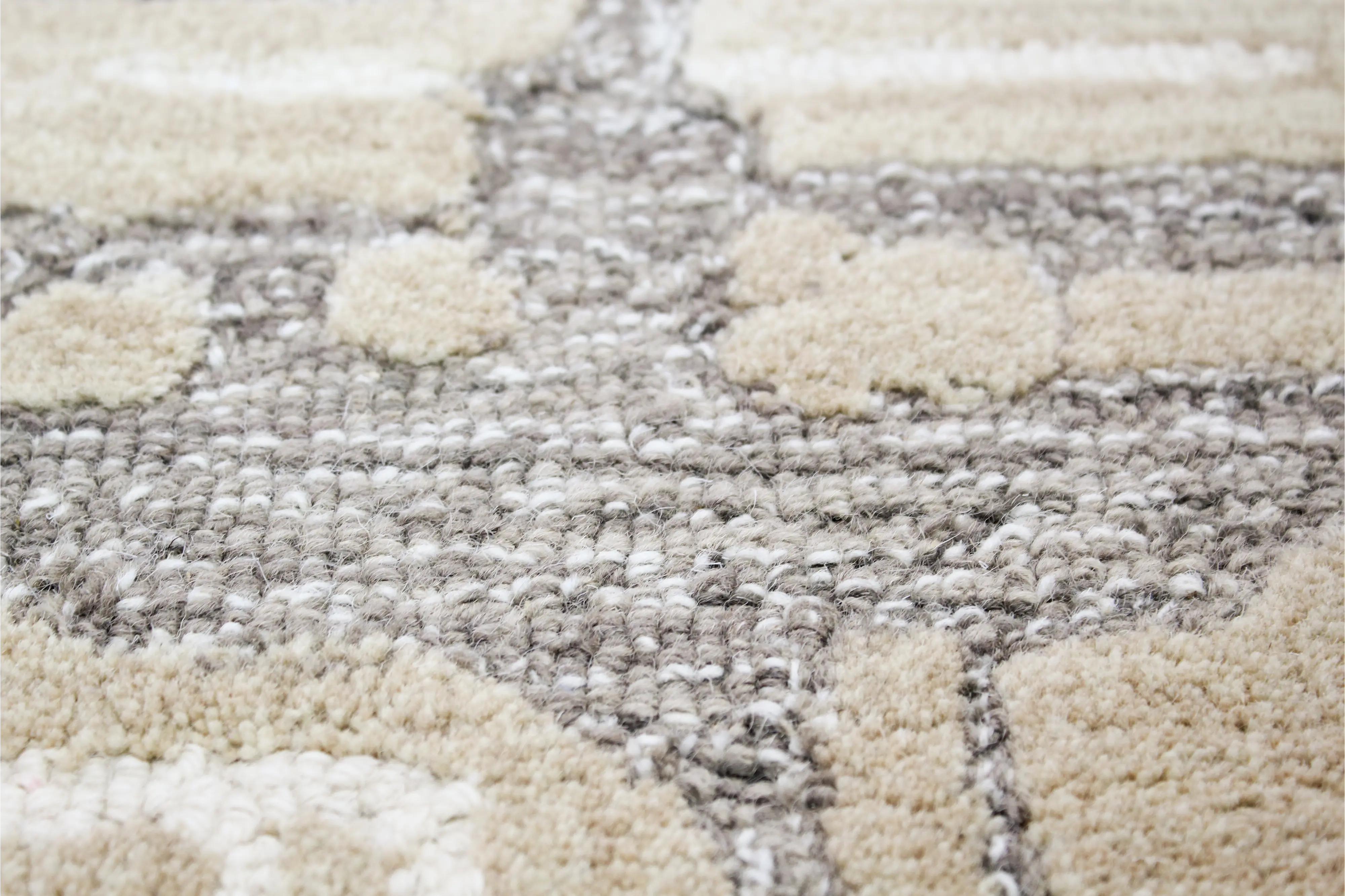 R130-TA-76X96-LC165 Noor Taupe Wool 8 x 10 Area Rug-5