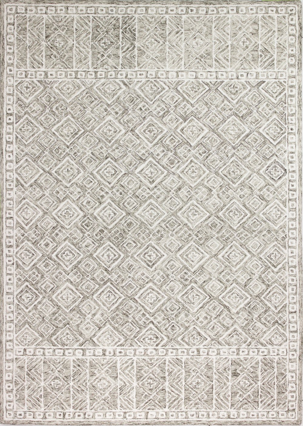 Nevin Taupe Geometric 5 x 8 Area Rug