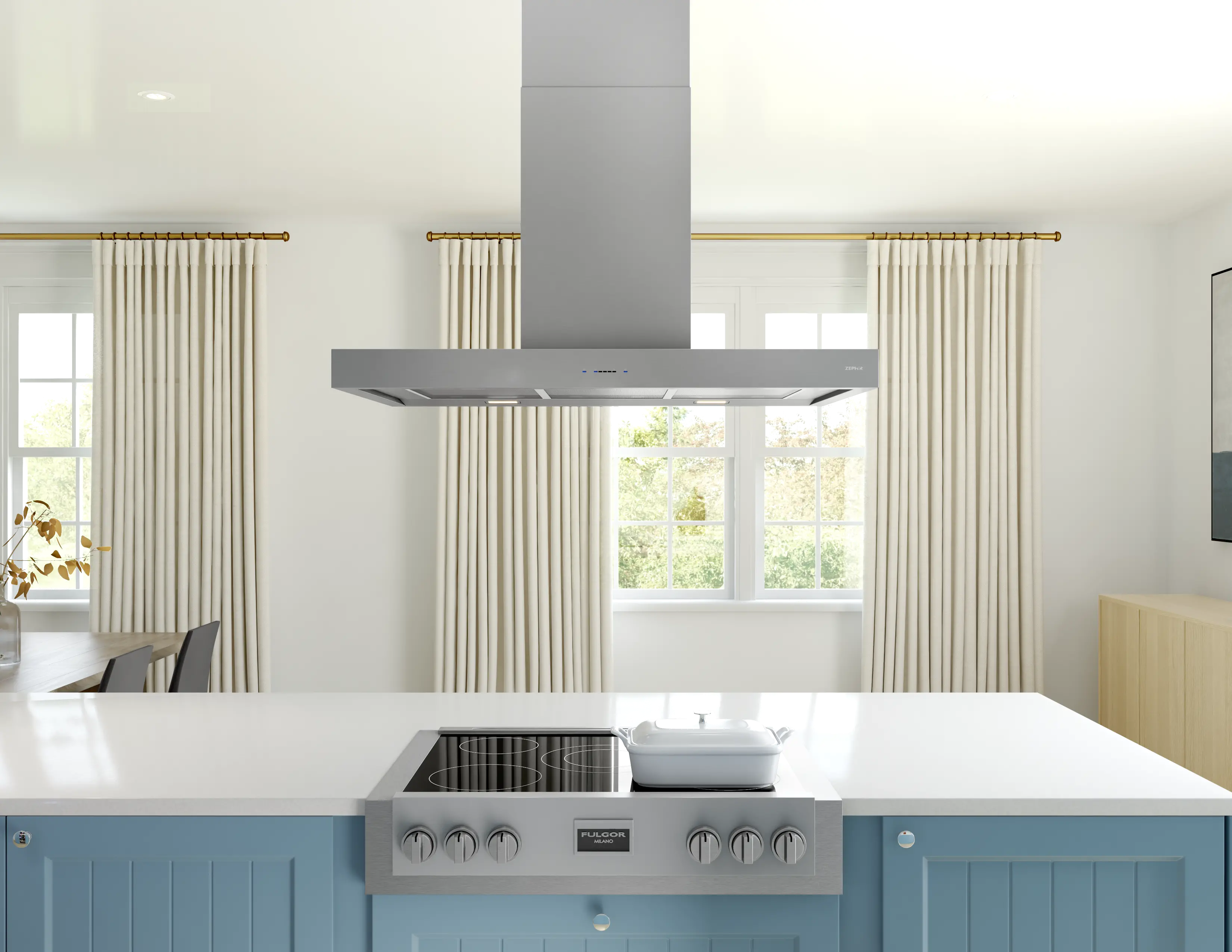 ZRM-E36FS Zephyr Roma 36  Island Hood Vent-2