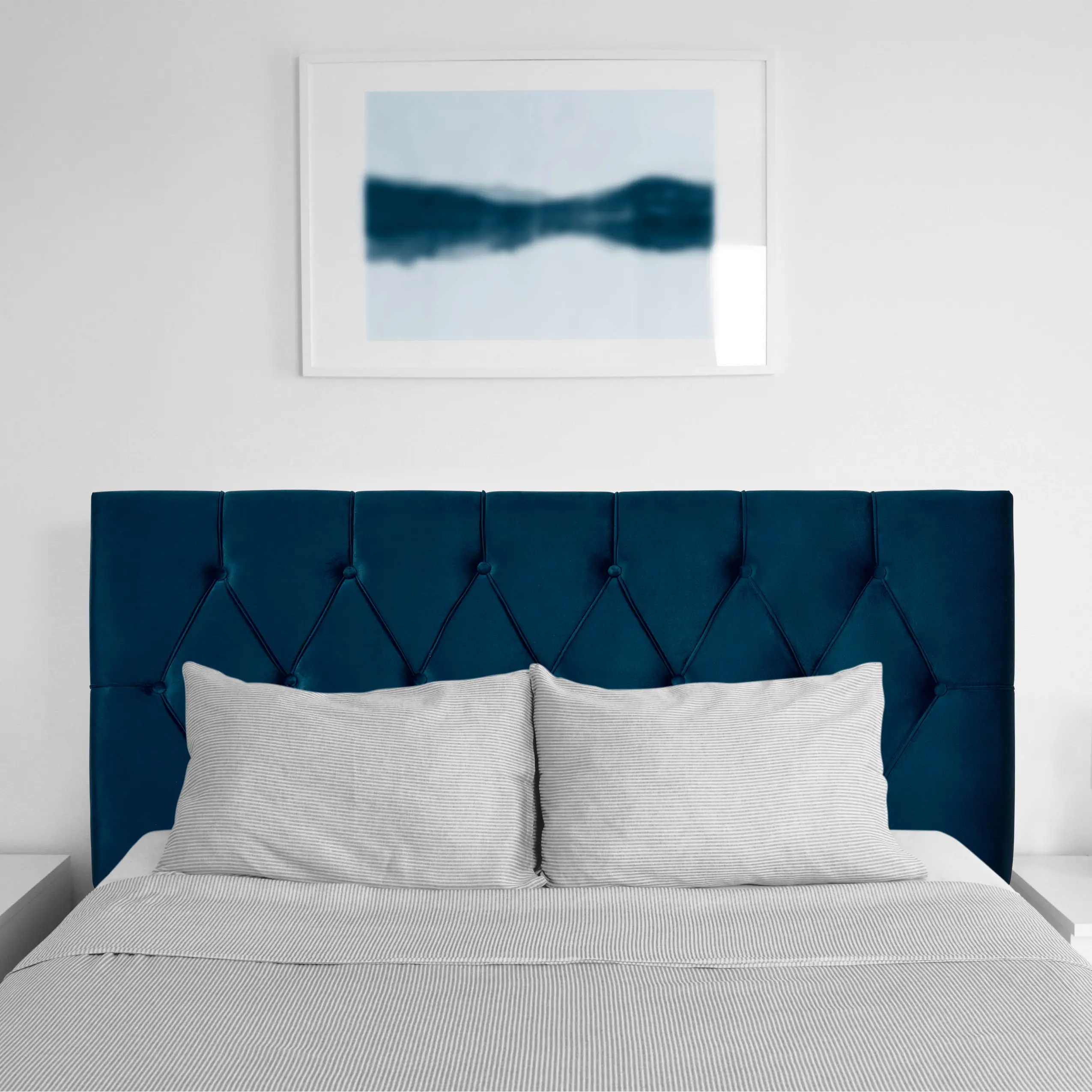 Catalina Velvet Navy Full Headboard-2