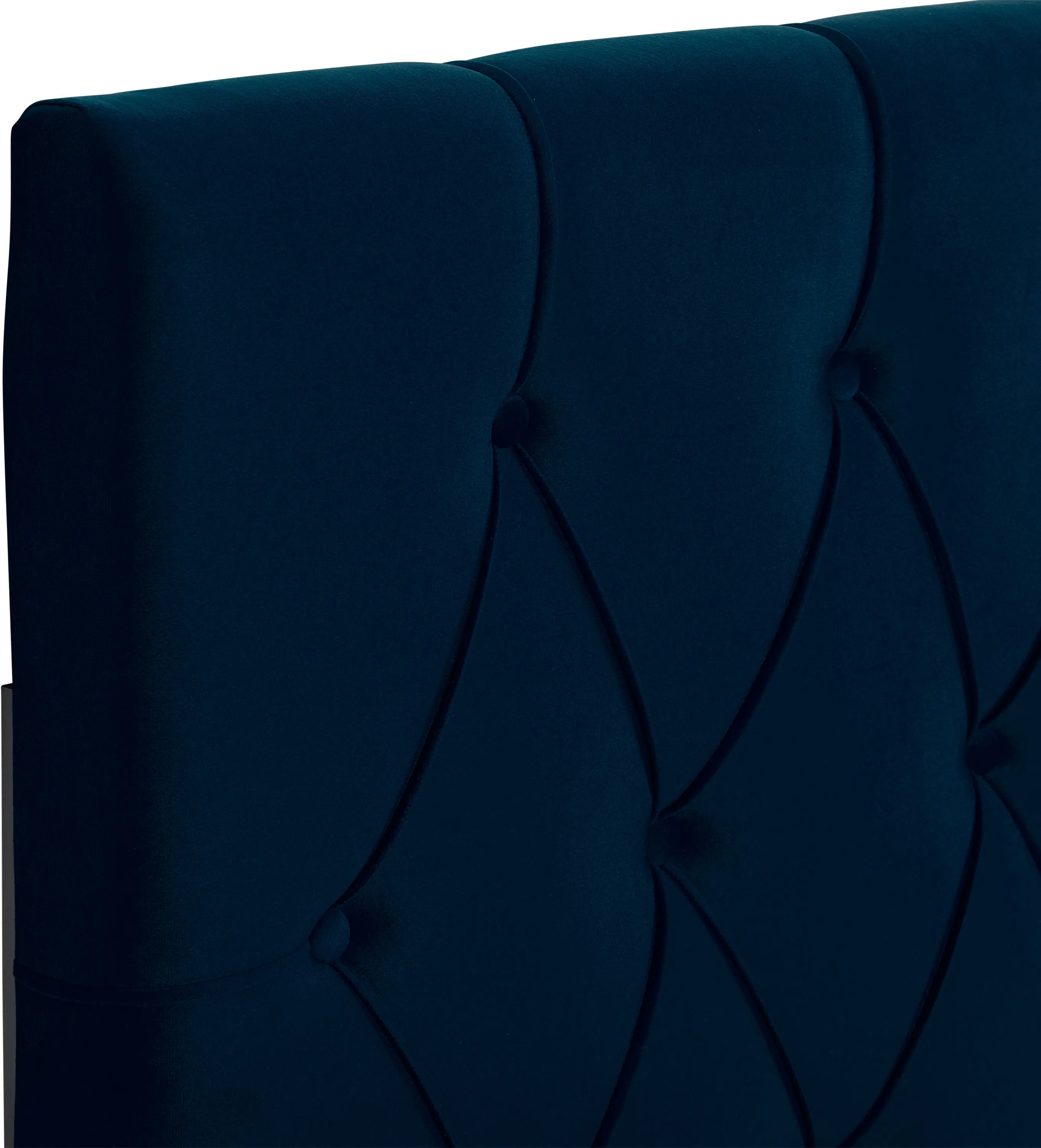 Catalina Velvet Navy Full Headboard-3
