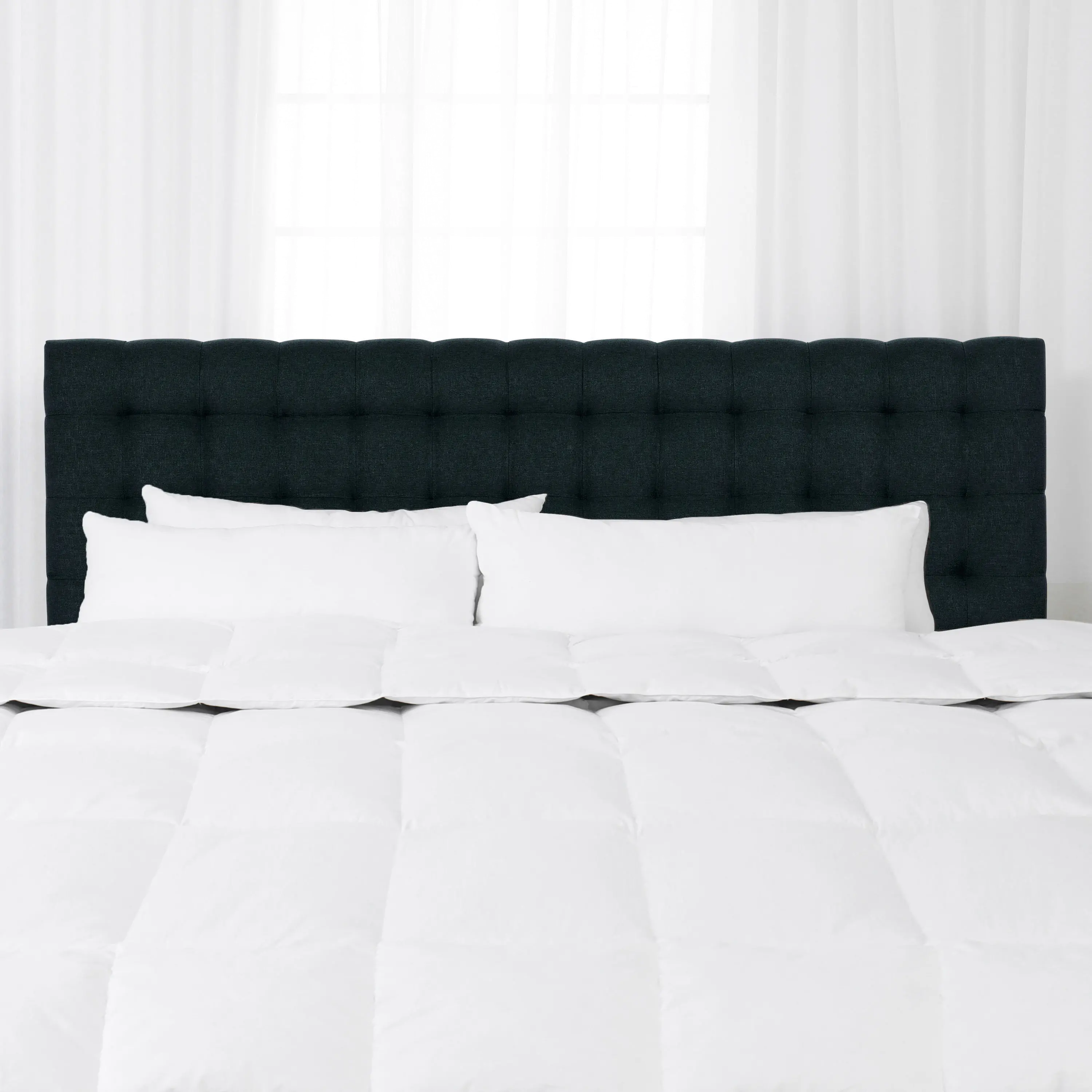Valencia Navy Blue King Headboard-2