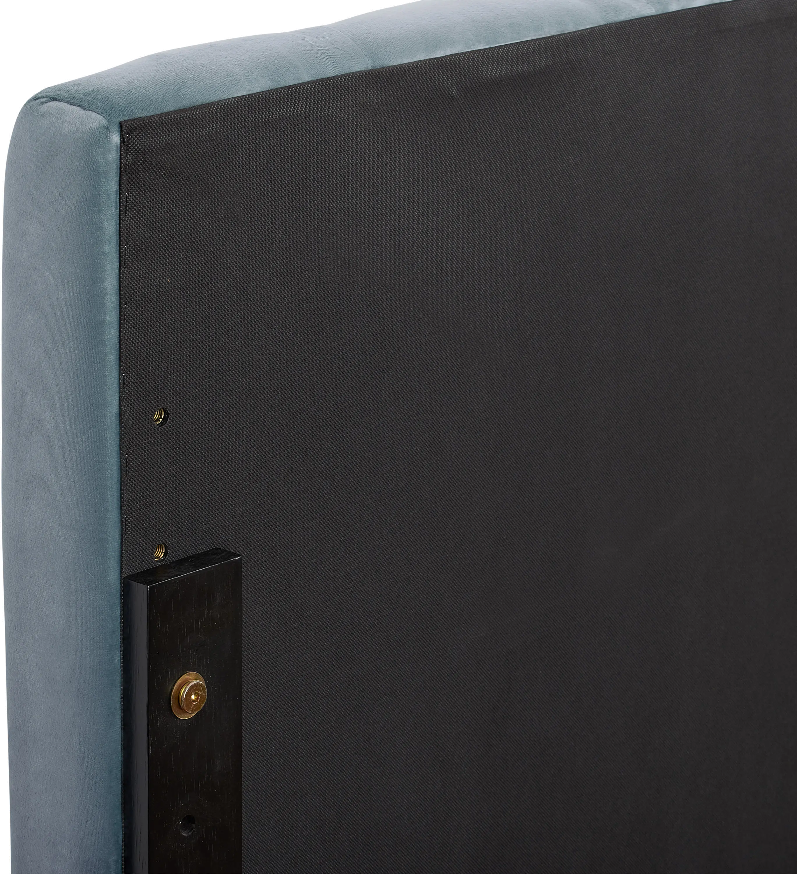Helena Light Blue Velvet Full Headboard-6