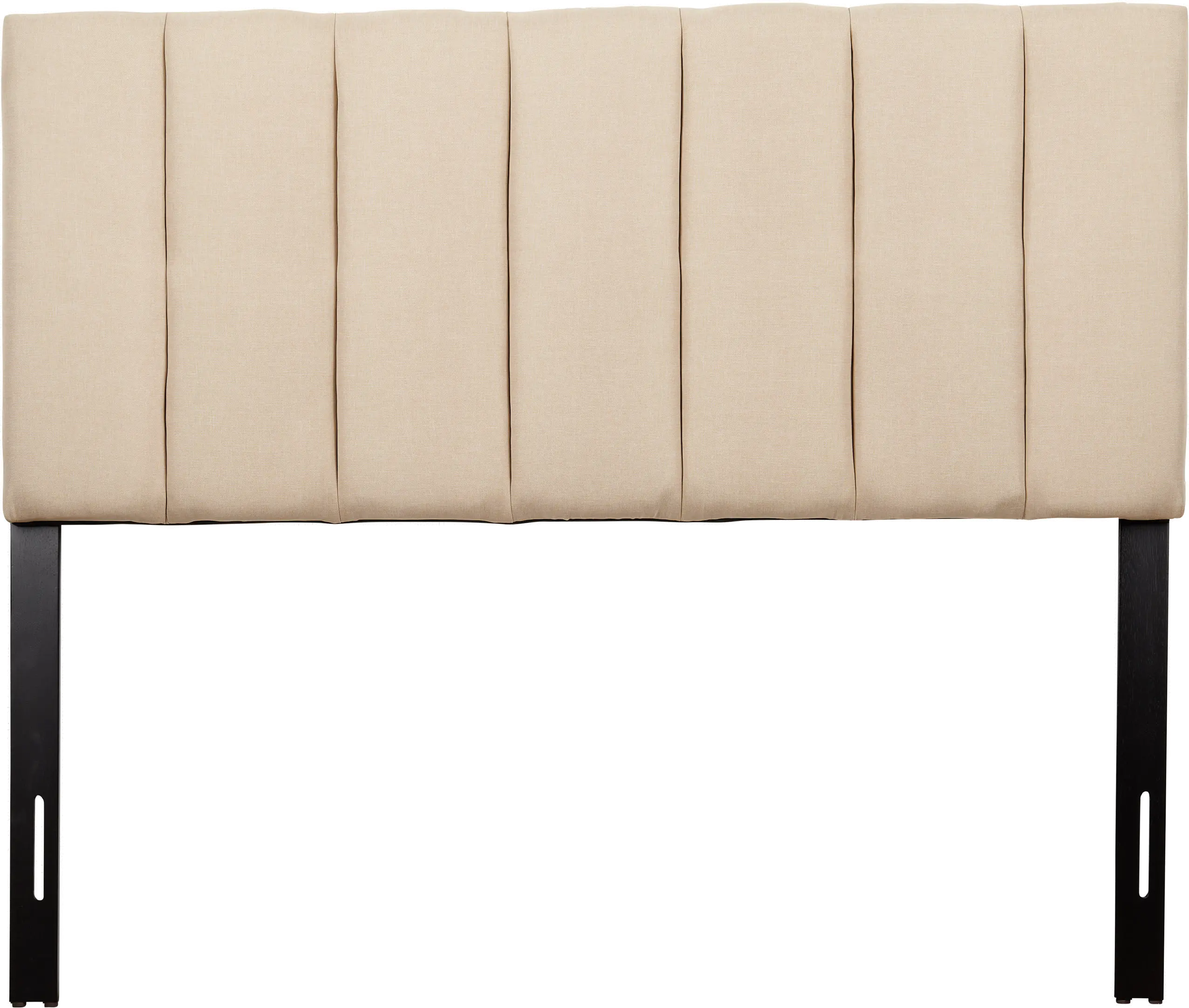 Helena Cream Velvet Full Headboard-1