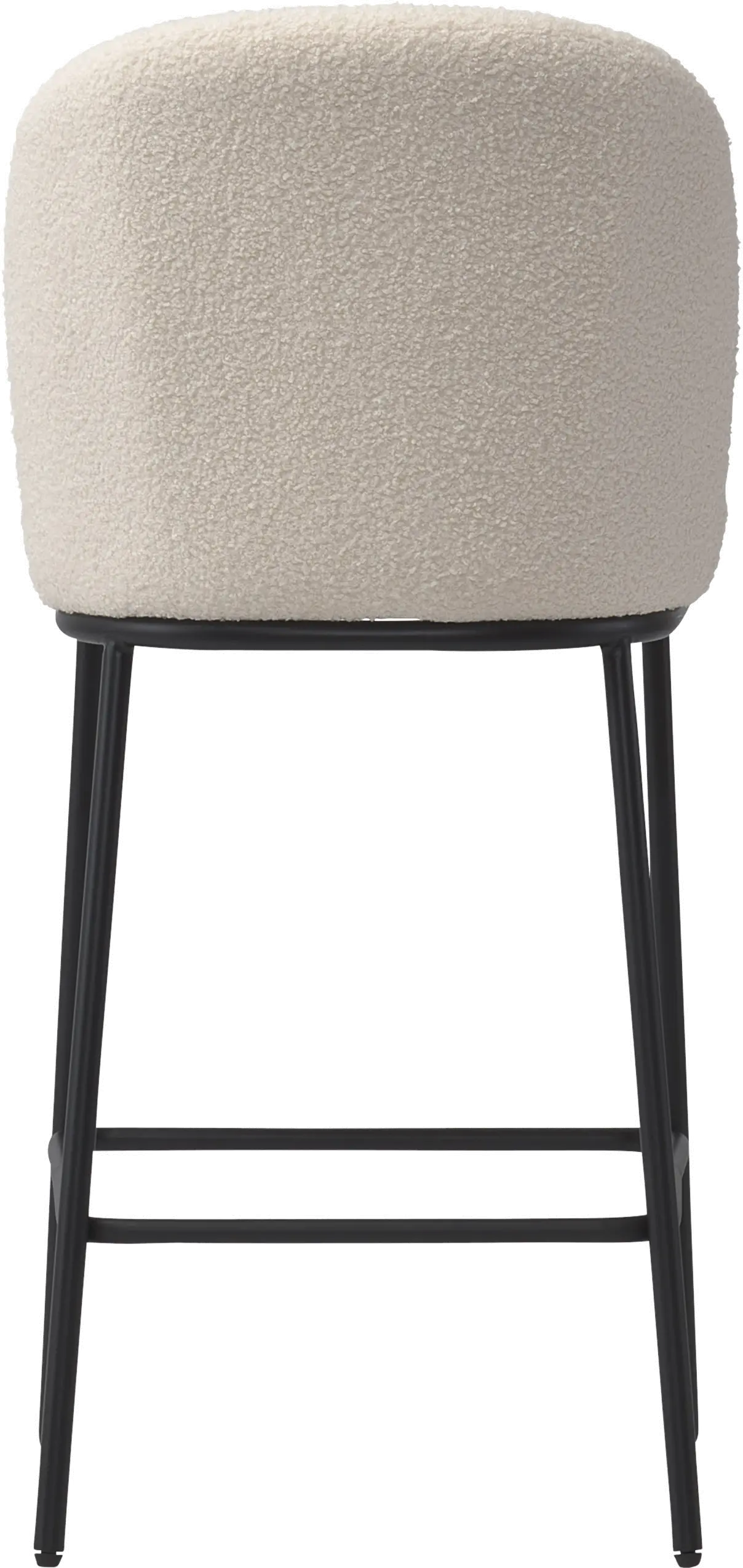 Addison White Boucle Bar Stools, Set of 2-5