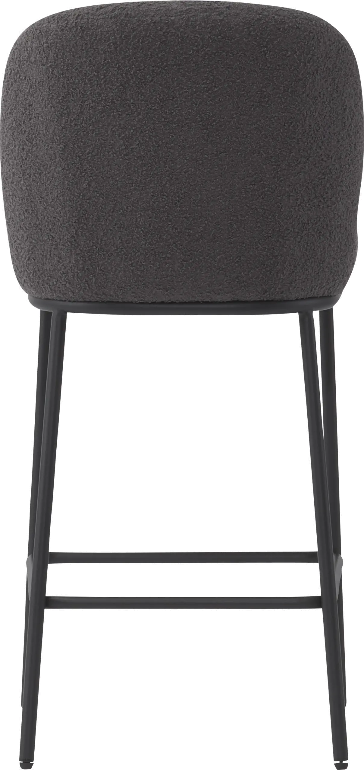 Addison Gray Boucle Bar Stools, Set of 2-5