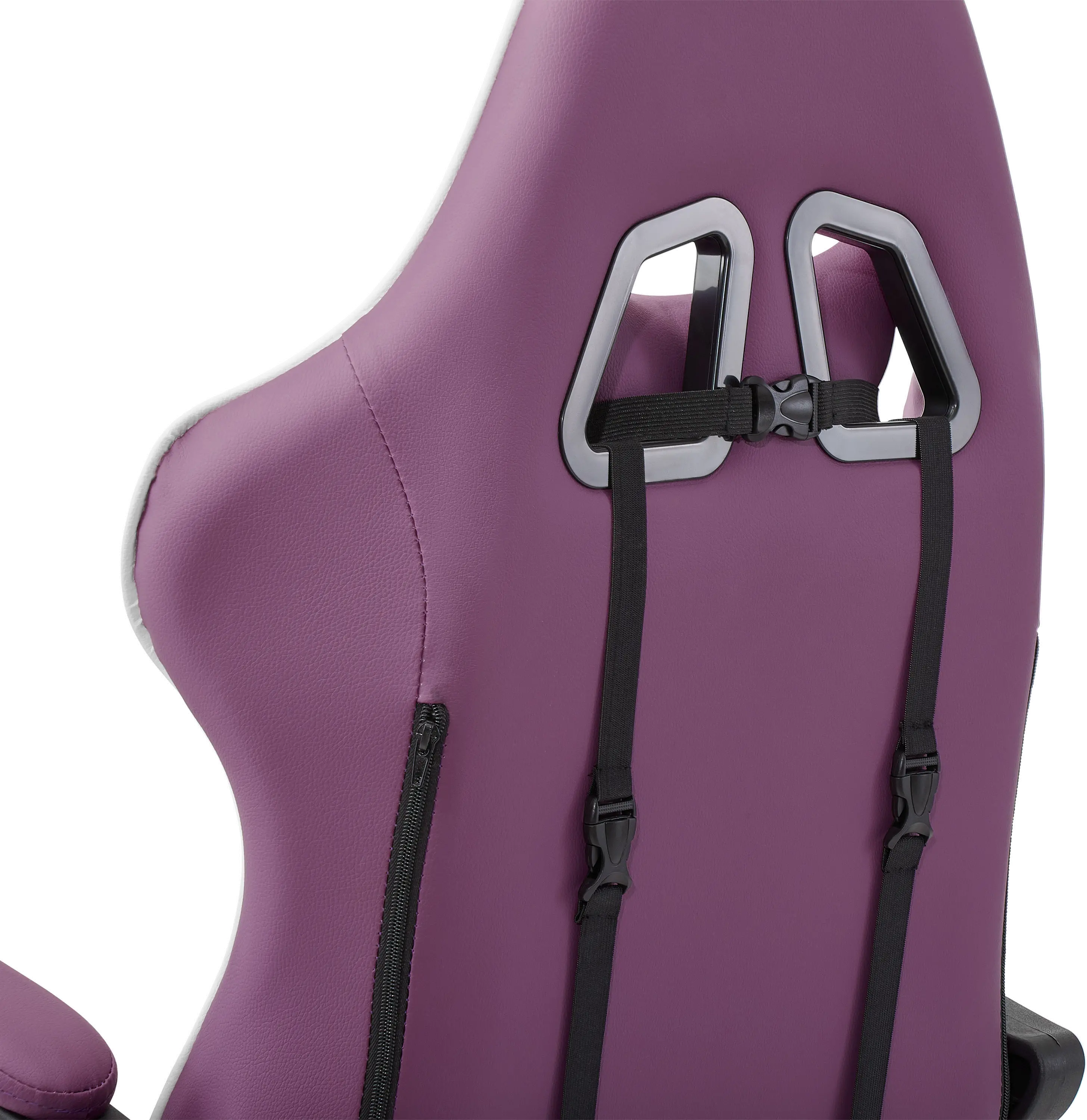 CorLiving Ravagers Gaming Chair in Purple and White-10