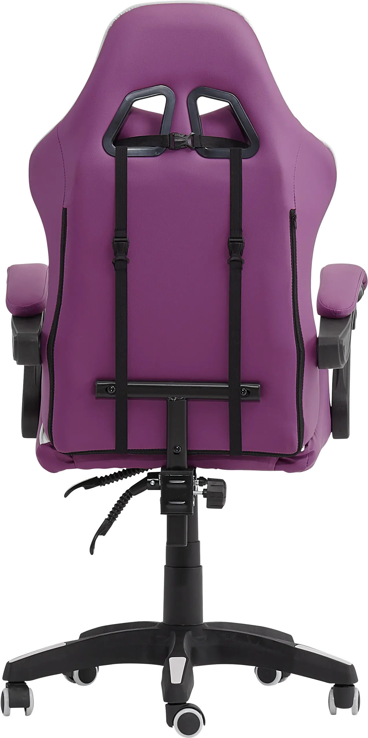CorLiving Ravagers Gaming Chair in Purple and White-7