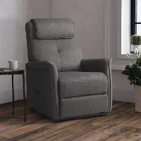 Ashley Gray Power Lift Recliner