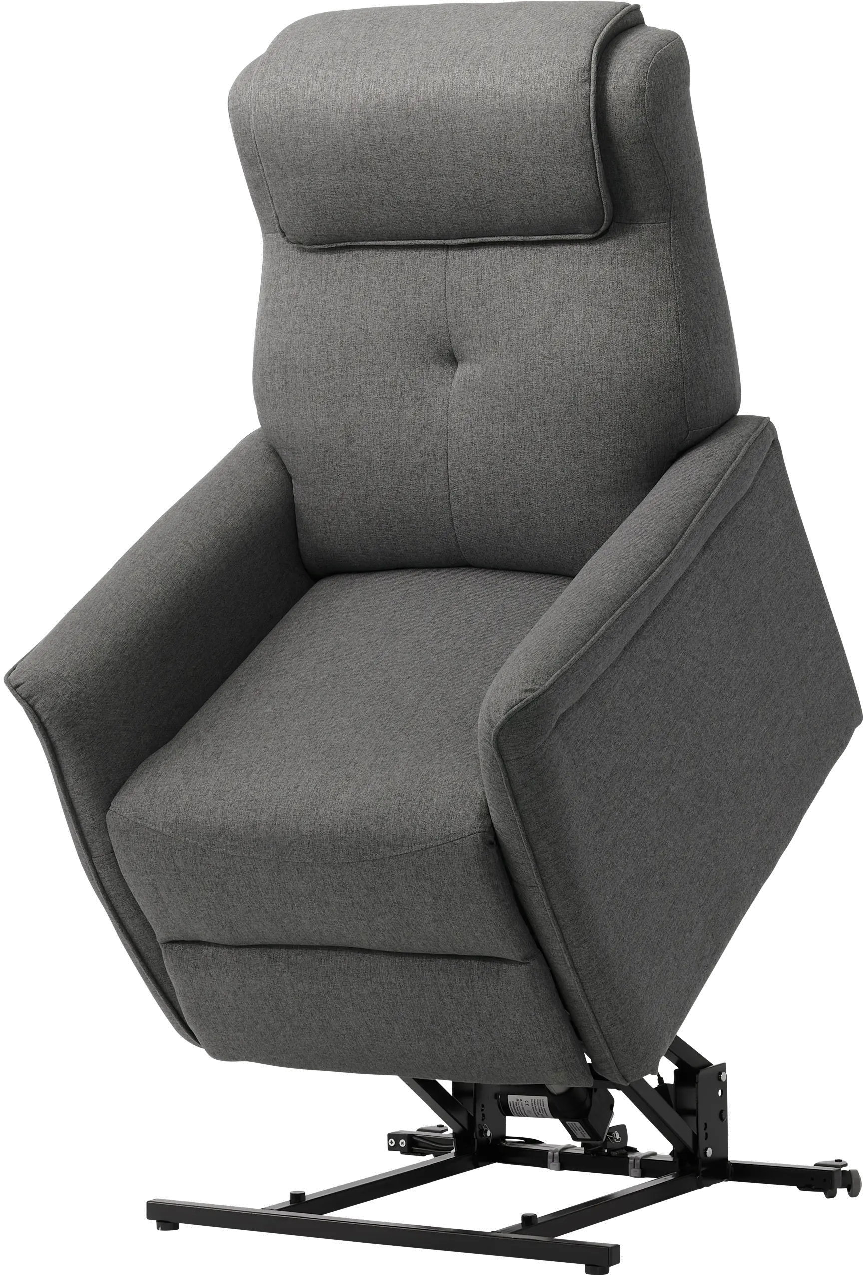 Ashley Gray Power Lift Recliner-4