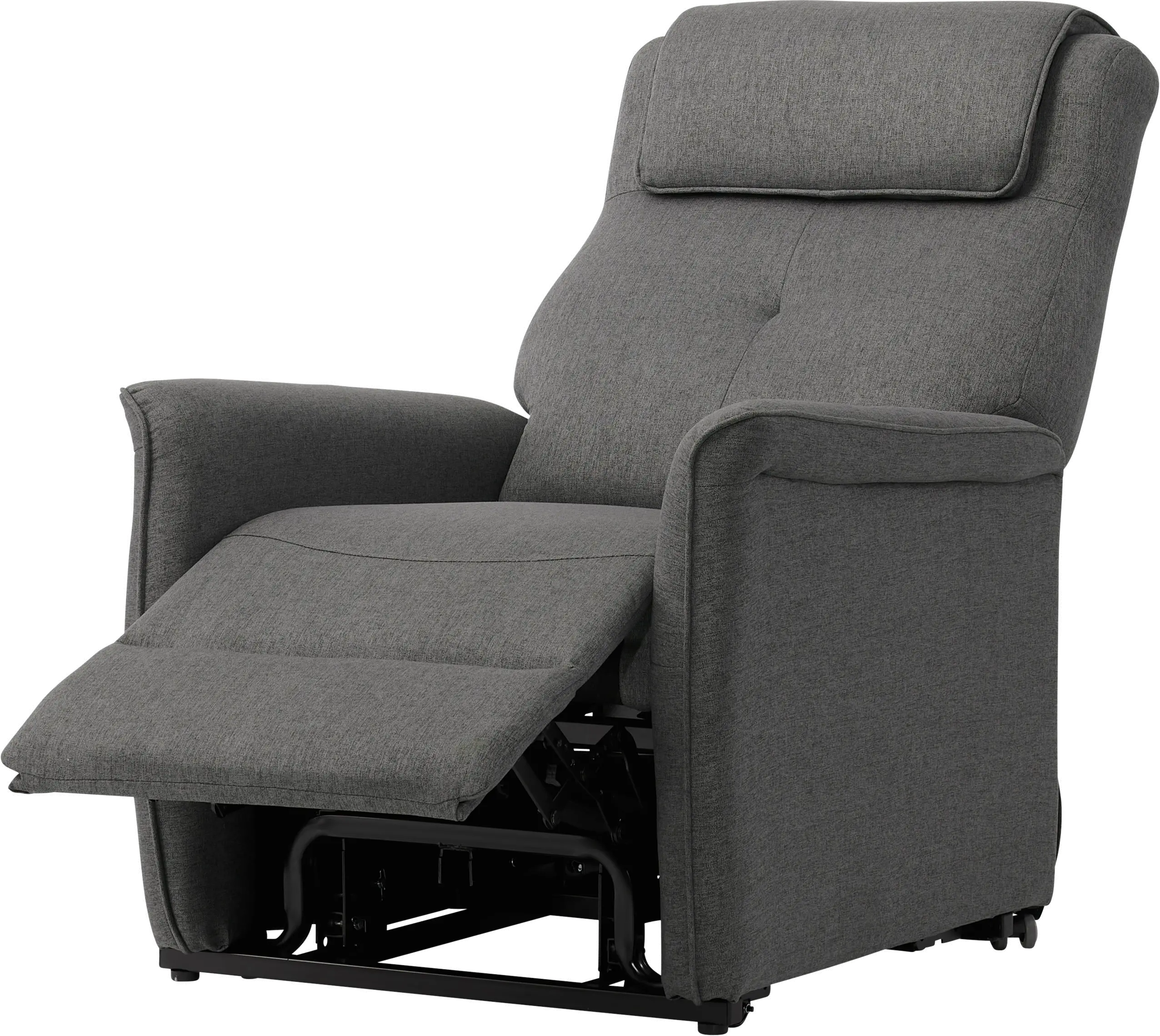 Ashley Gray Power Lift Recliner-5