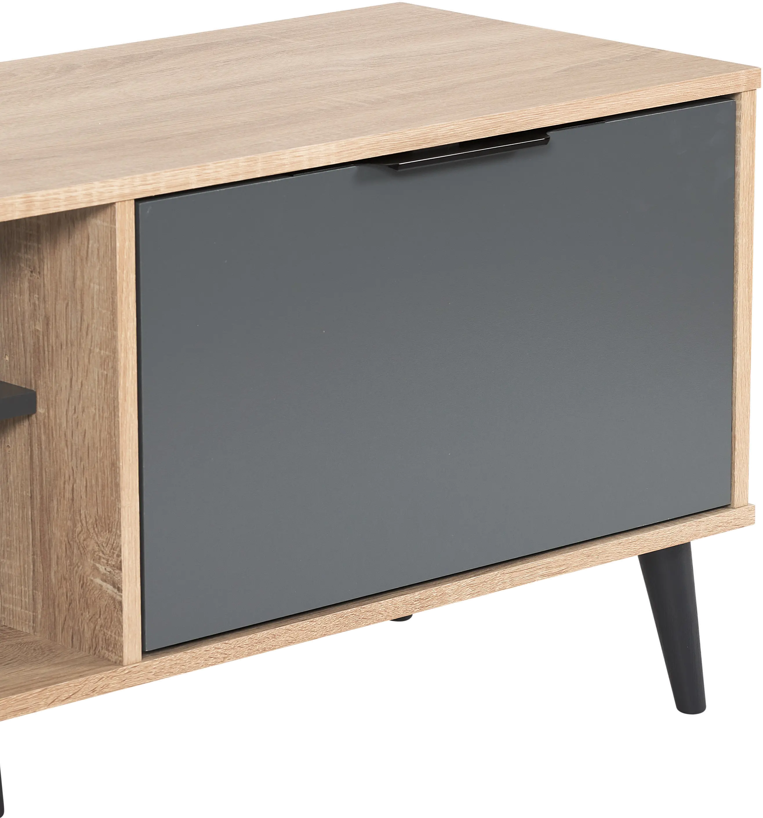 Cole Light Brown TV Stand with Storage-8