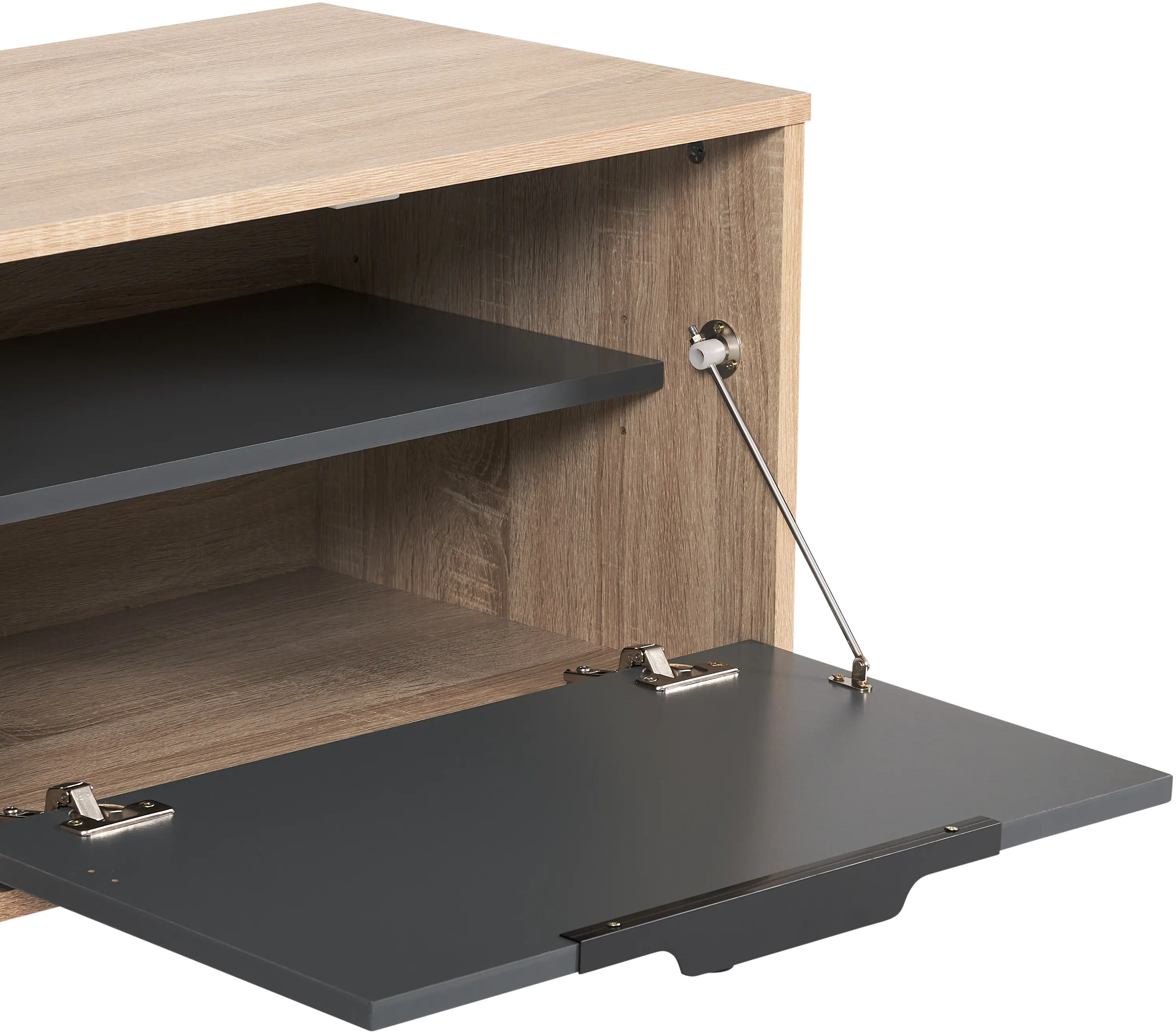 Cole Light Brown TV Stand with Storage-9
