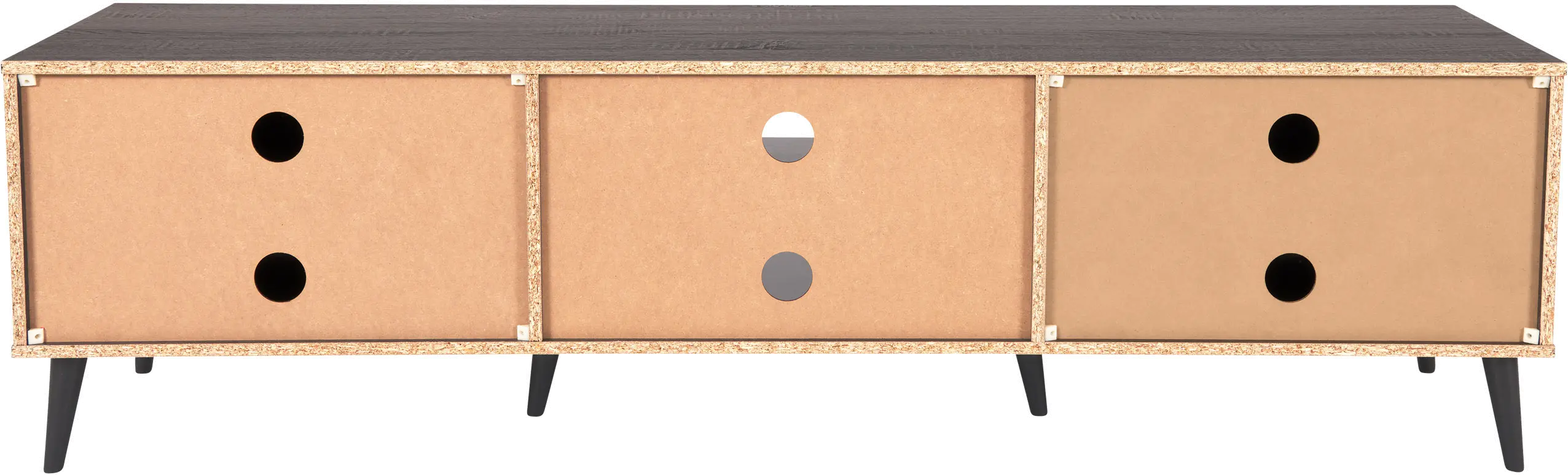 Cole Gray TV Stand with Storage-6